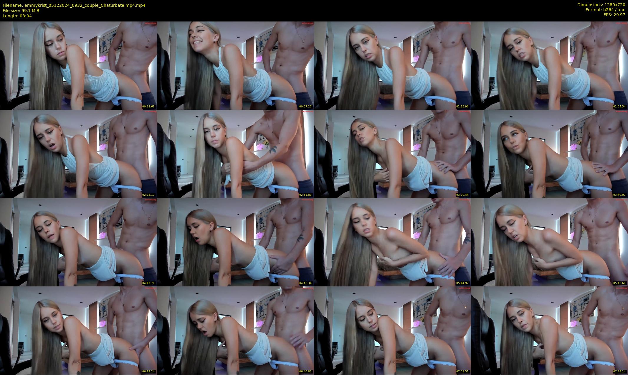 emmykrist — 9 minute Chaturbate couple cam show recording, 720p, Dec 5, 2024