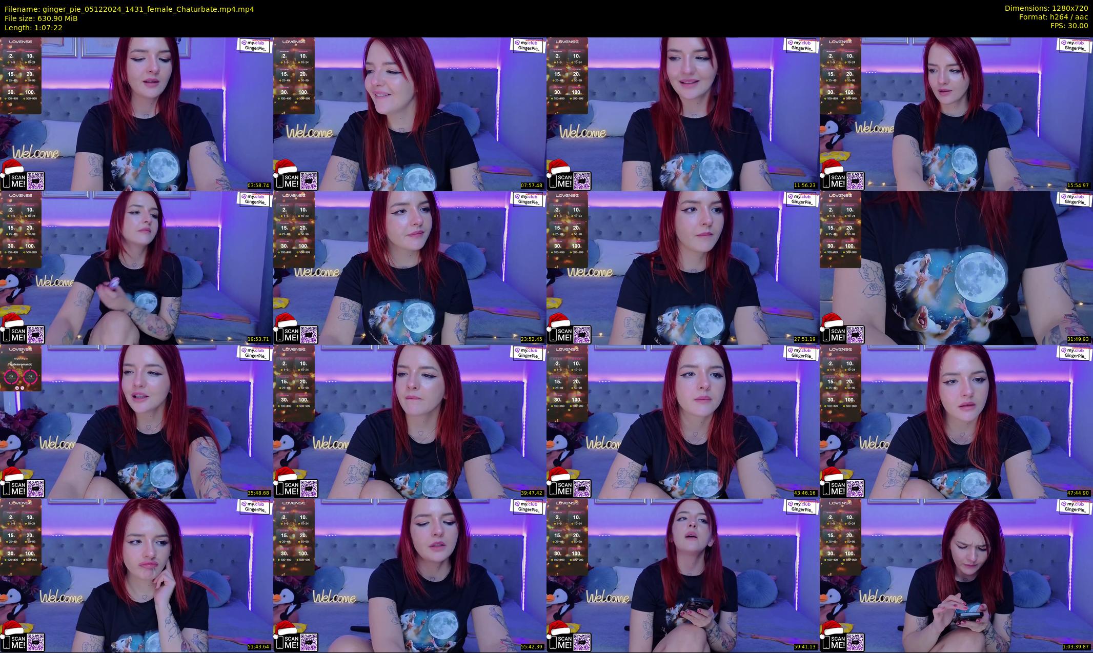 ginger_pie — 68 minute Chaturbate female cam show recording, 720p, Dec 5, 2024