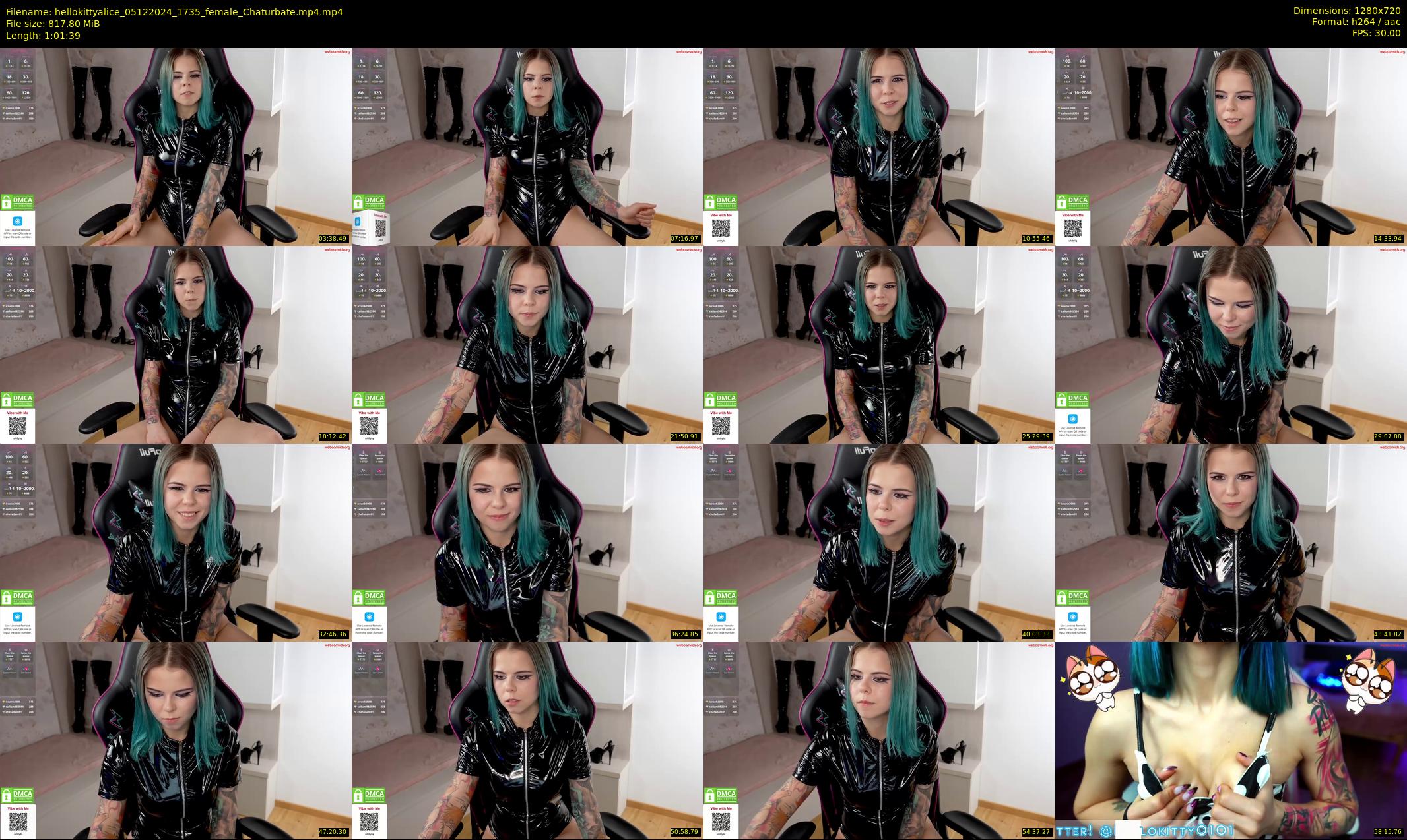 hellokittyalice — 62 minute Chaturbate female cam show recording, 720p, Dec 5, 2024