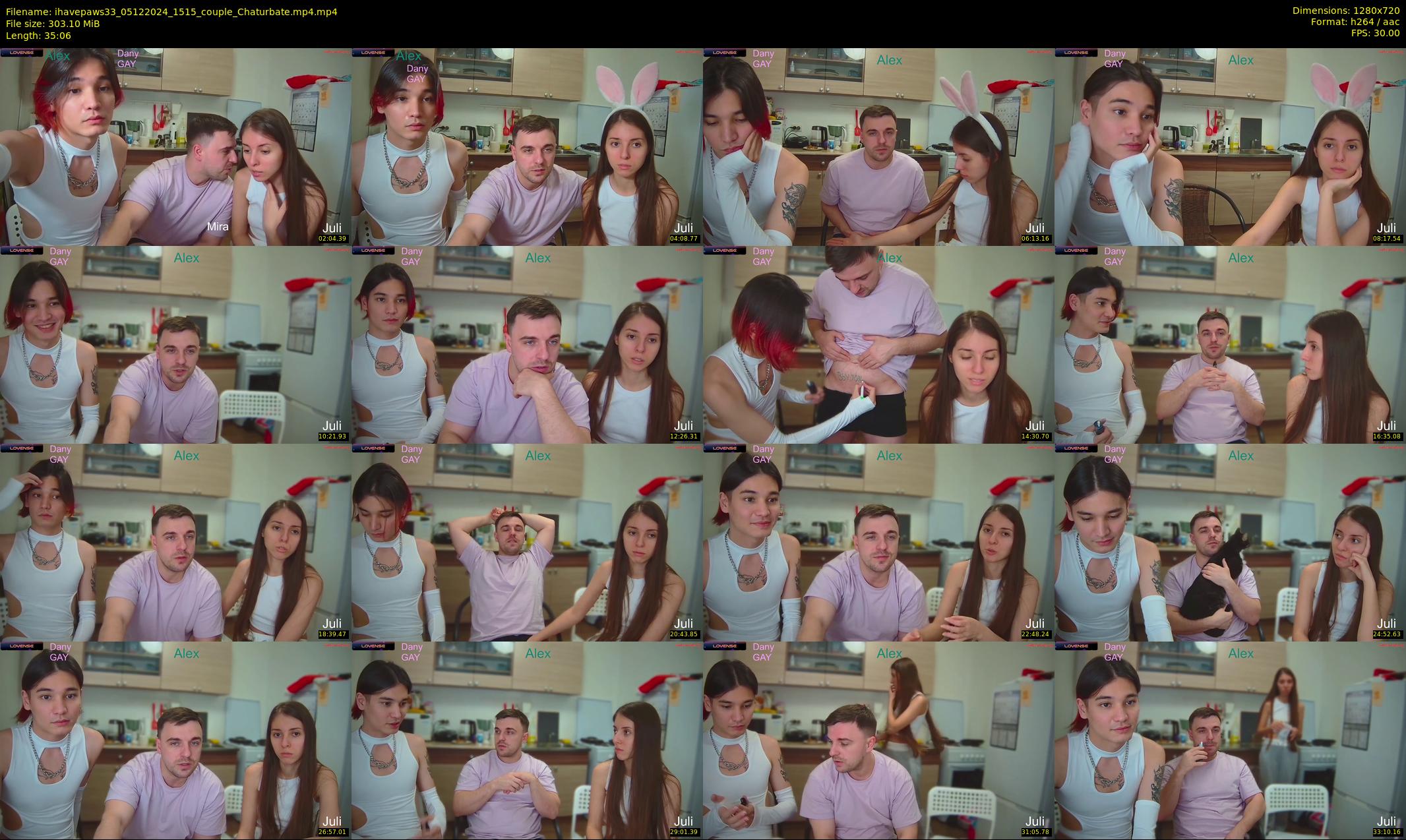ihavepaws33 — 36 minute Chaturbate couple cam show recording, 720p, Dec 5, 2024