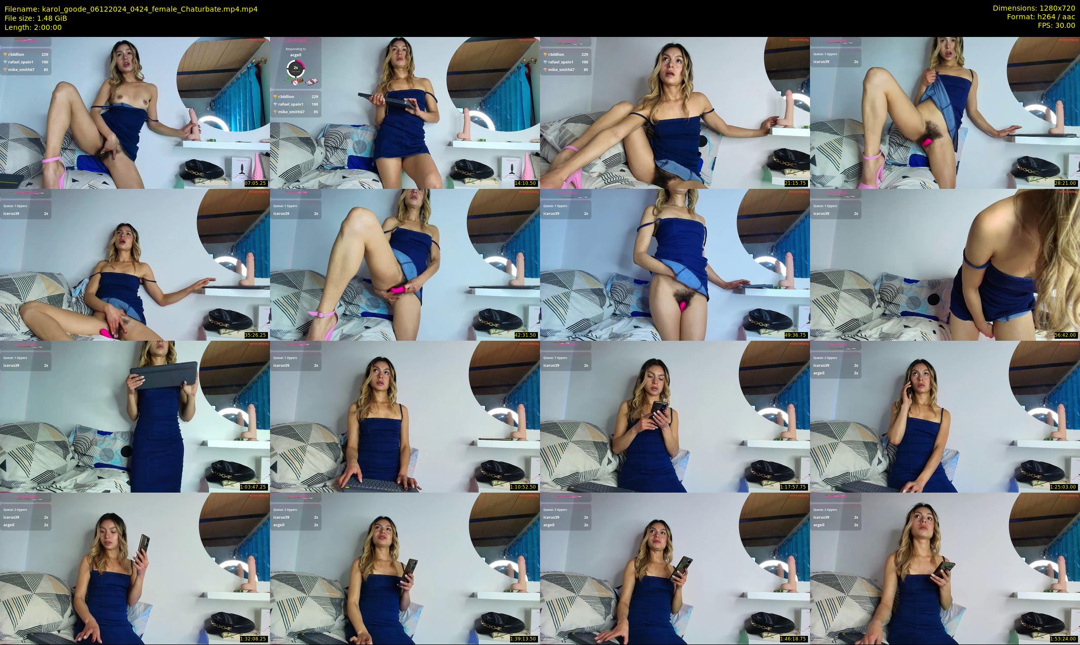 karol_goode — 120 minute Chaturbate female cam show recording, 720p, Dec 6, 2024