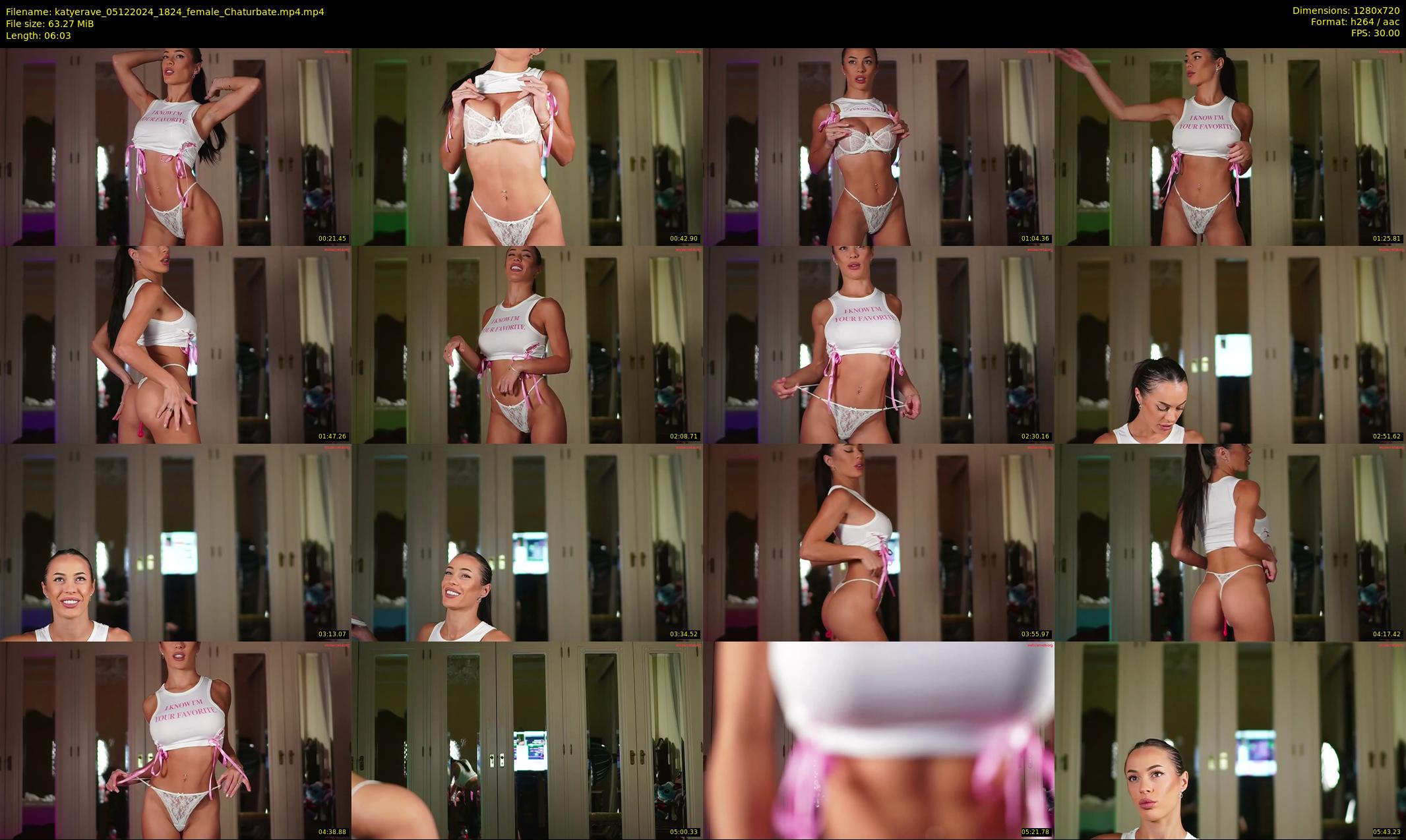 katyerave — 7 minute Chaturbate female cam show recording, 720p, Dec 5, 2024