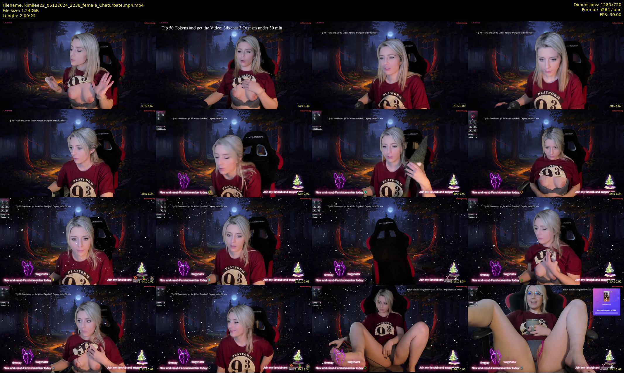 kimilee22 — 121 minute Chaturbate female cam show recording, 720p, Dec 5, 2024