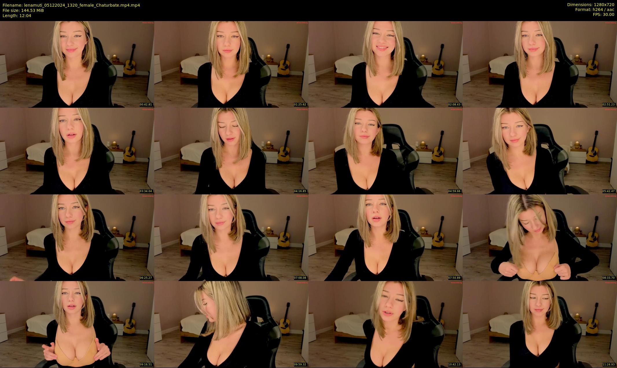 lenamuti — 13 minute Chaturbate female cam show recording, 720p, Dec 5, 2024