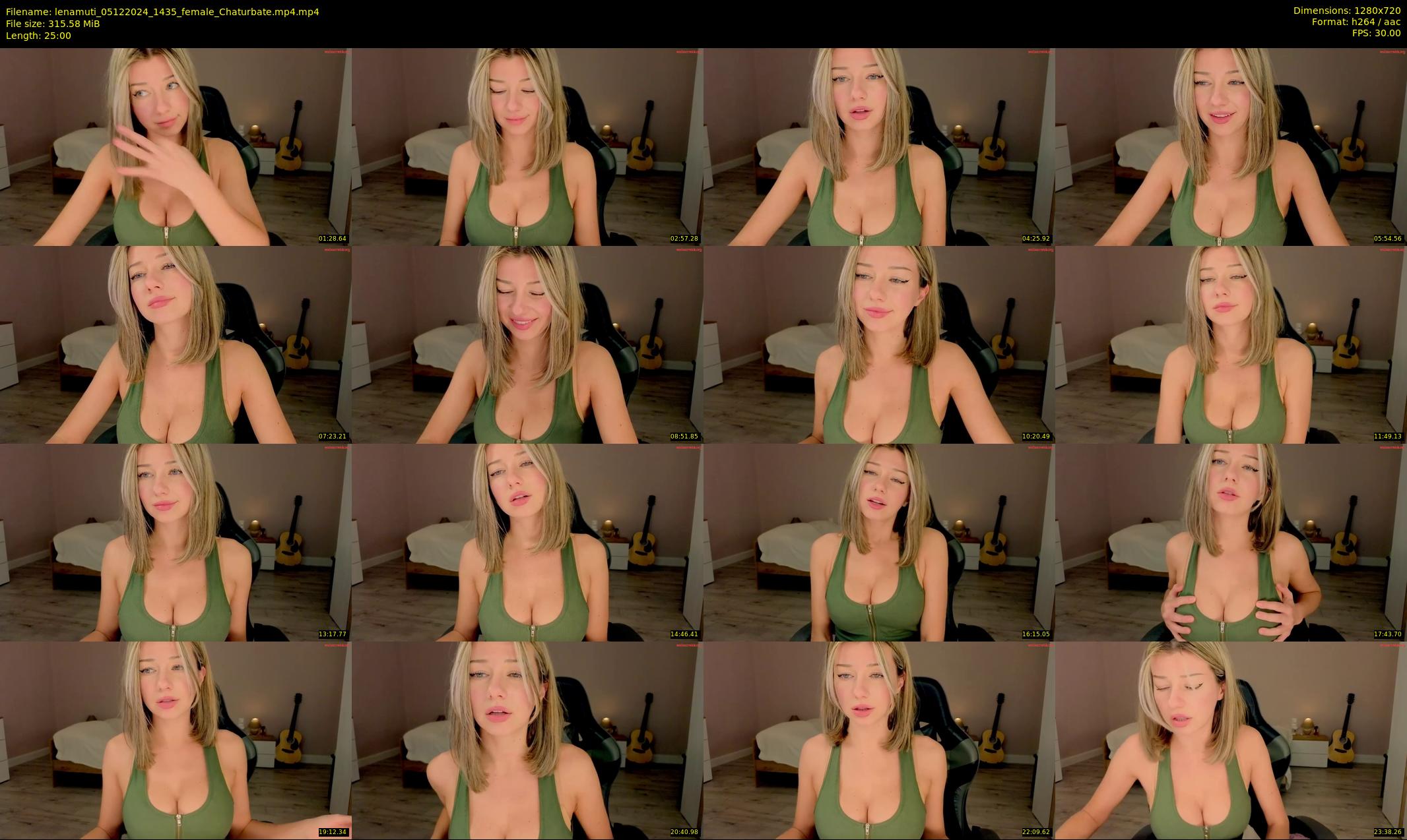 lenamuti — 25 minute Chaturbate female cam show recording, 720p, Dec 5, 2024