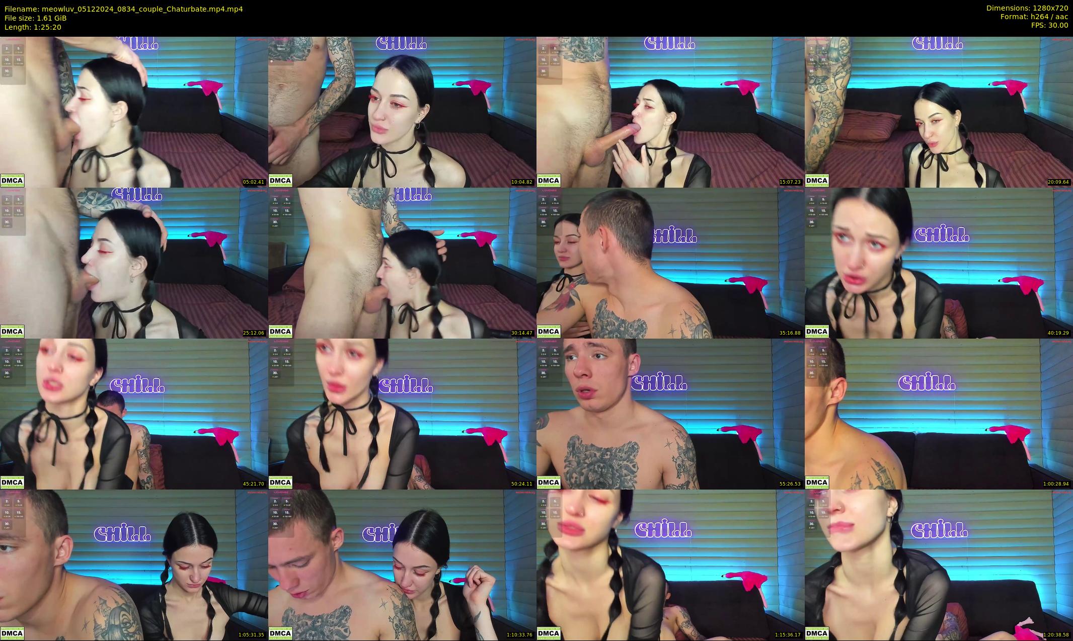 meowluv — 86 minute Chaturbate couple cam show recording, 720p, Dec 5, 2024