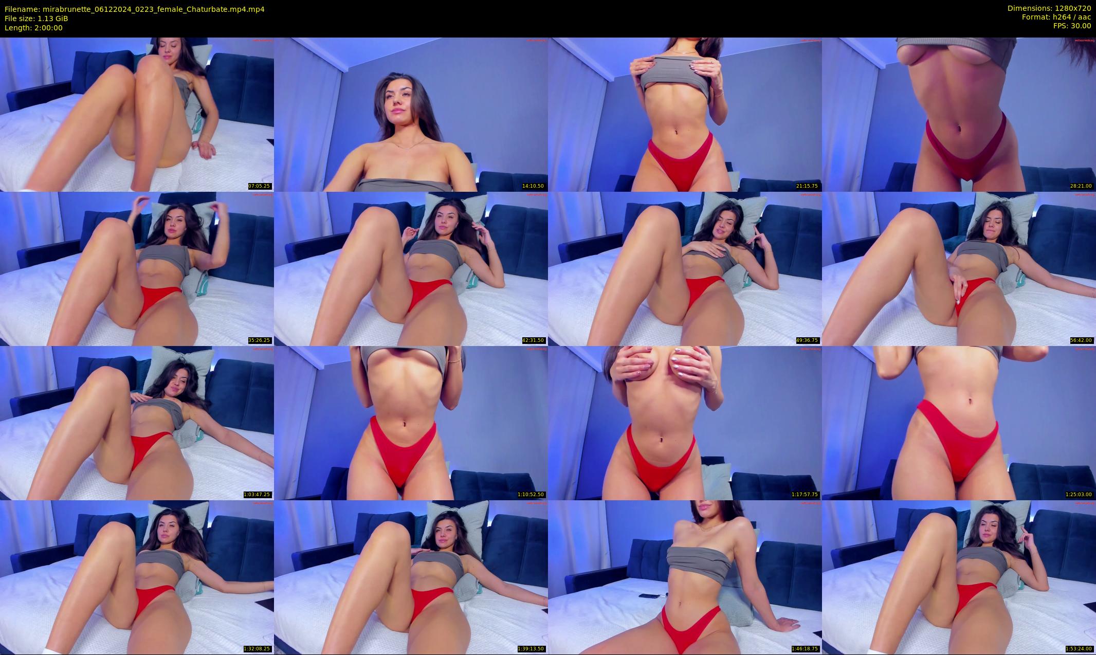 mirabrunette — 120 minute Chaturbate female cam show recording, 720p, Dec 6, 2024