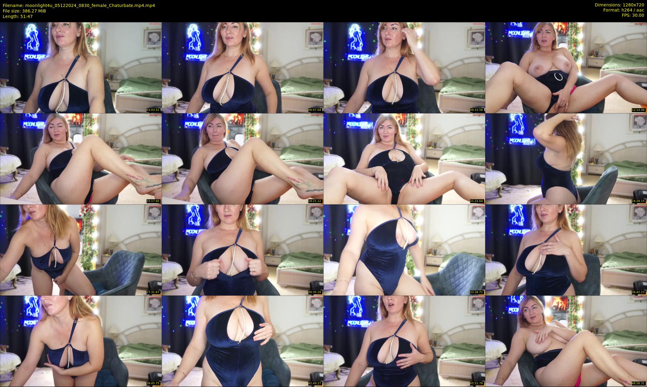 moonlight4u — 52 minute Chaturbate female cam show recording, 720p, Dec 5, 2024
