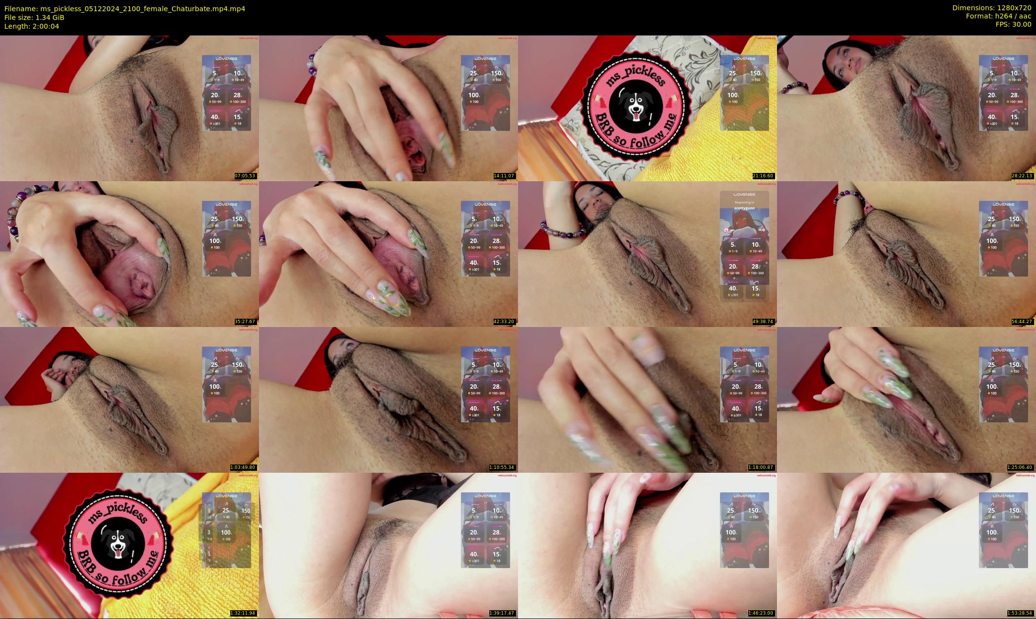 ms_pickless — 121 minute Chaturbate female cam show recording, 720p, Dec 5, 2024