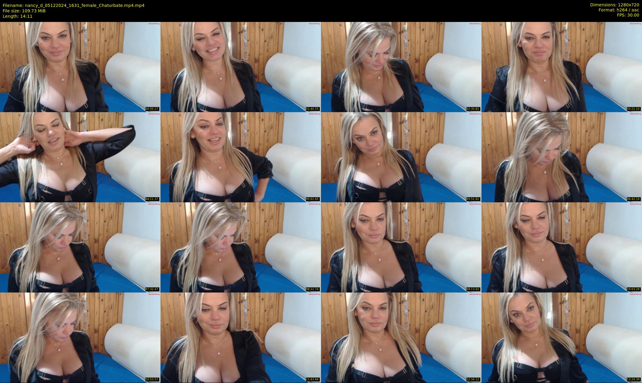 nancy_d — 15 minute Chaturbate female cam show recording, 720p, Dec 5, 2024