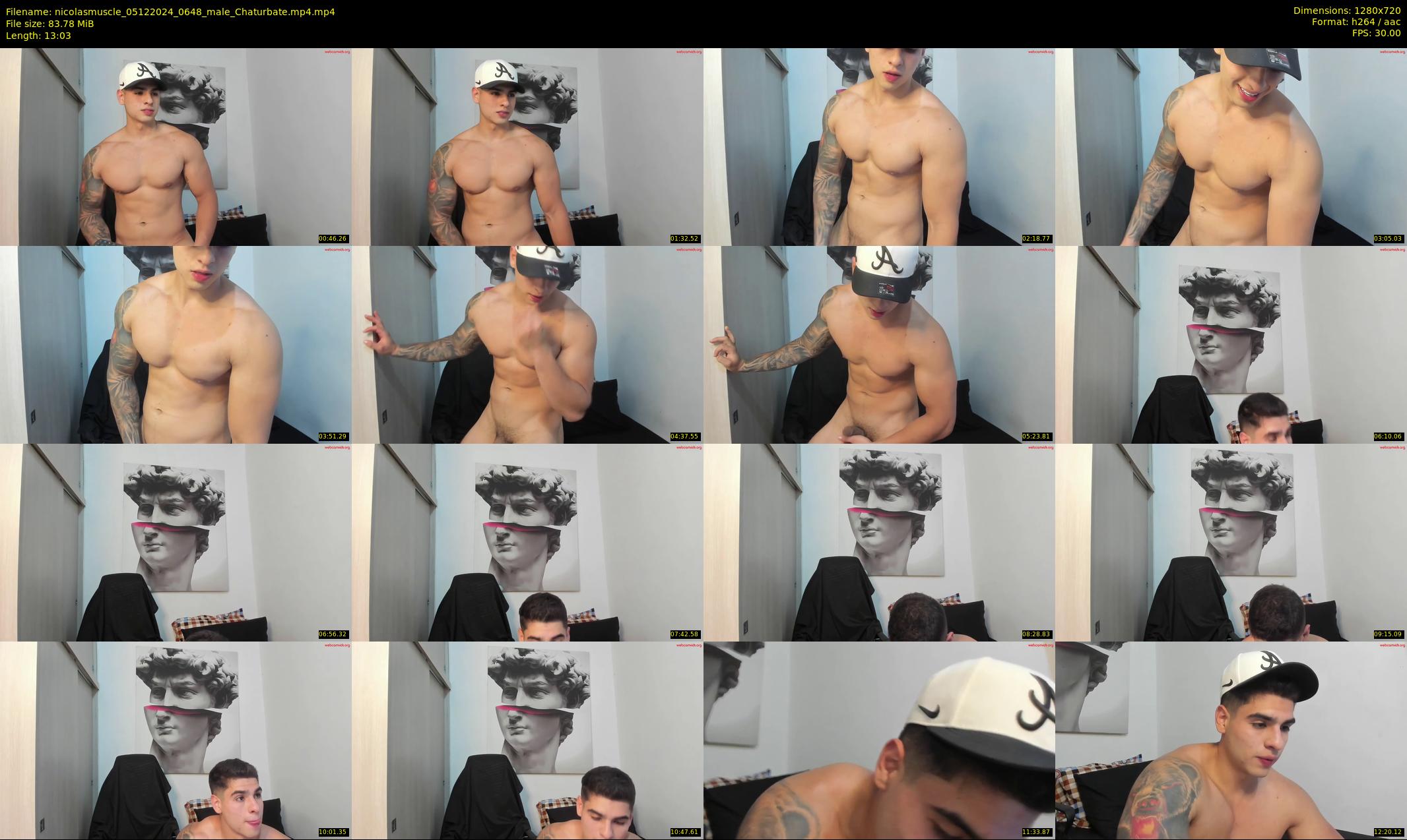 nicolasmuscle — 14 minute Chaturbate male cam show recording, 720p, Dec 5, 2024