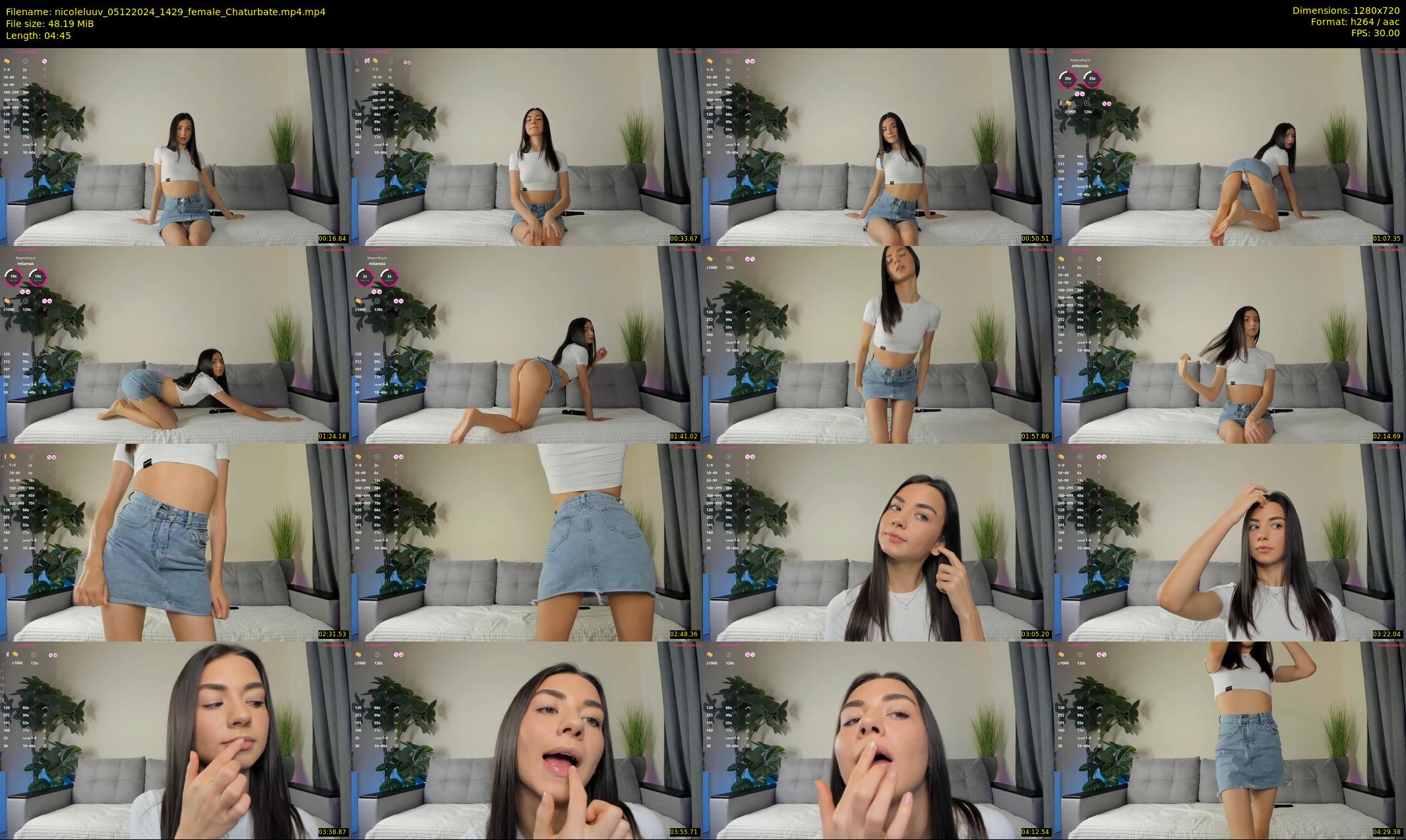 nicoleluuv — 5 minute Chaturbate female cam show recording, 720p, Dec 5, 2024