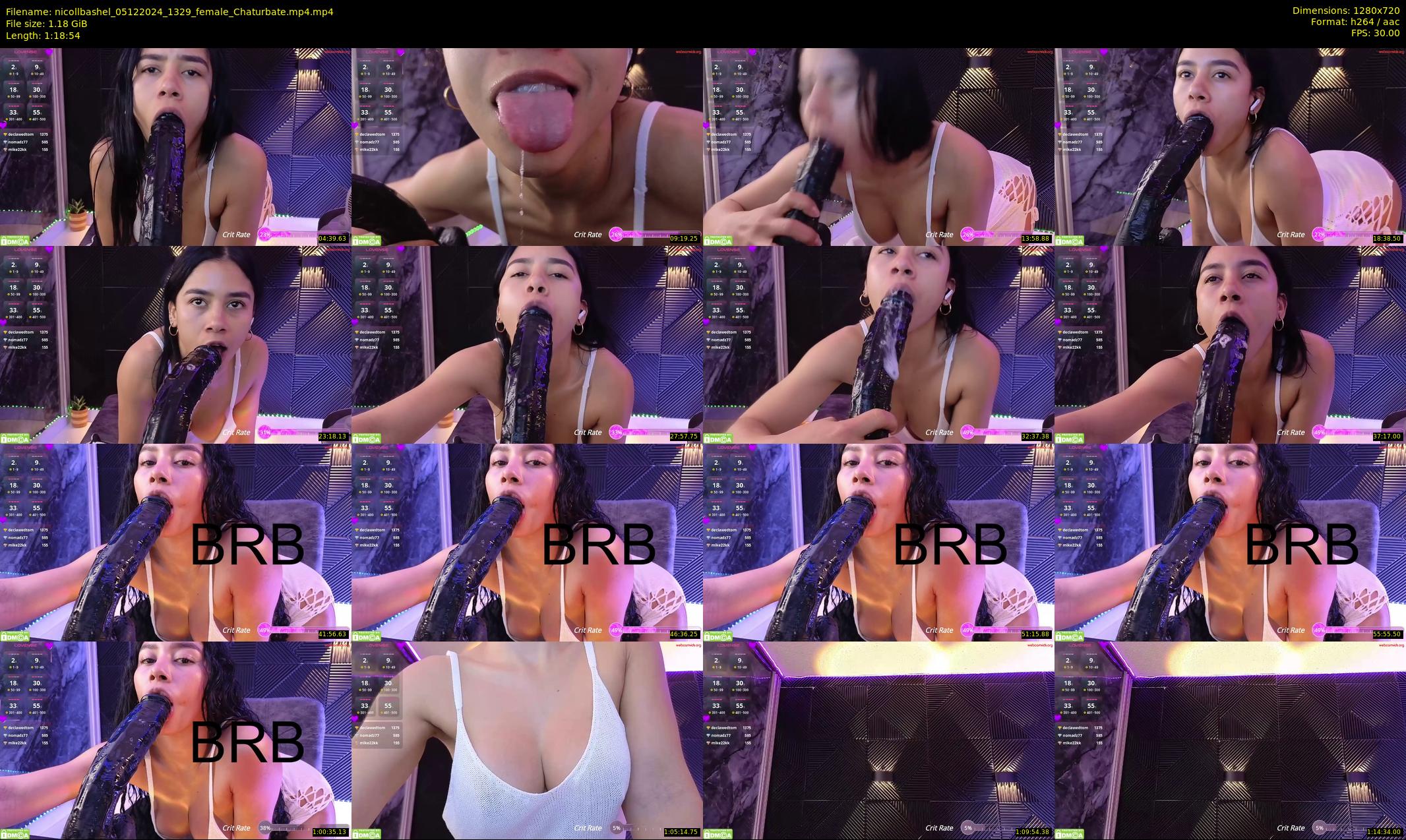 nicollbashel — 79 minute Chaturbate female cam show recording, 720p, Dec 5, 2024