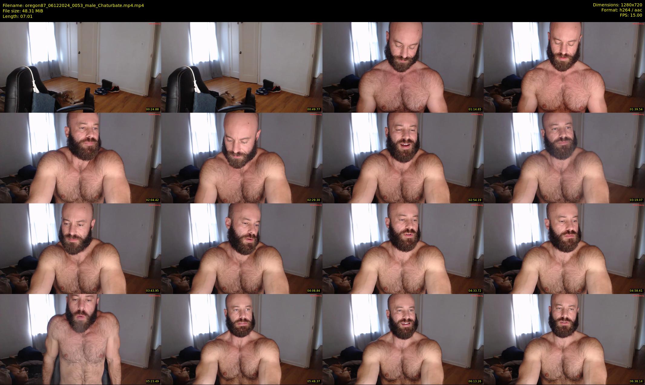 oregon87 — 8 minute Chaturbate male cam show recording, 720p, Dec 6, 2024