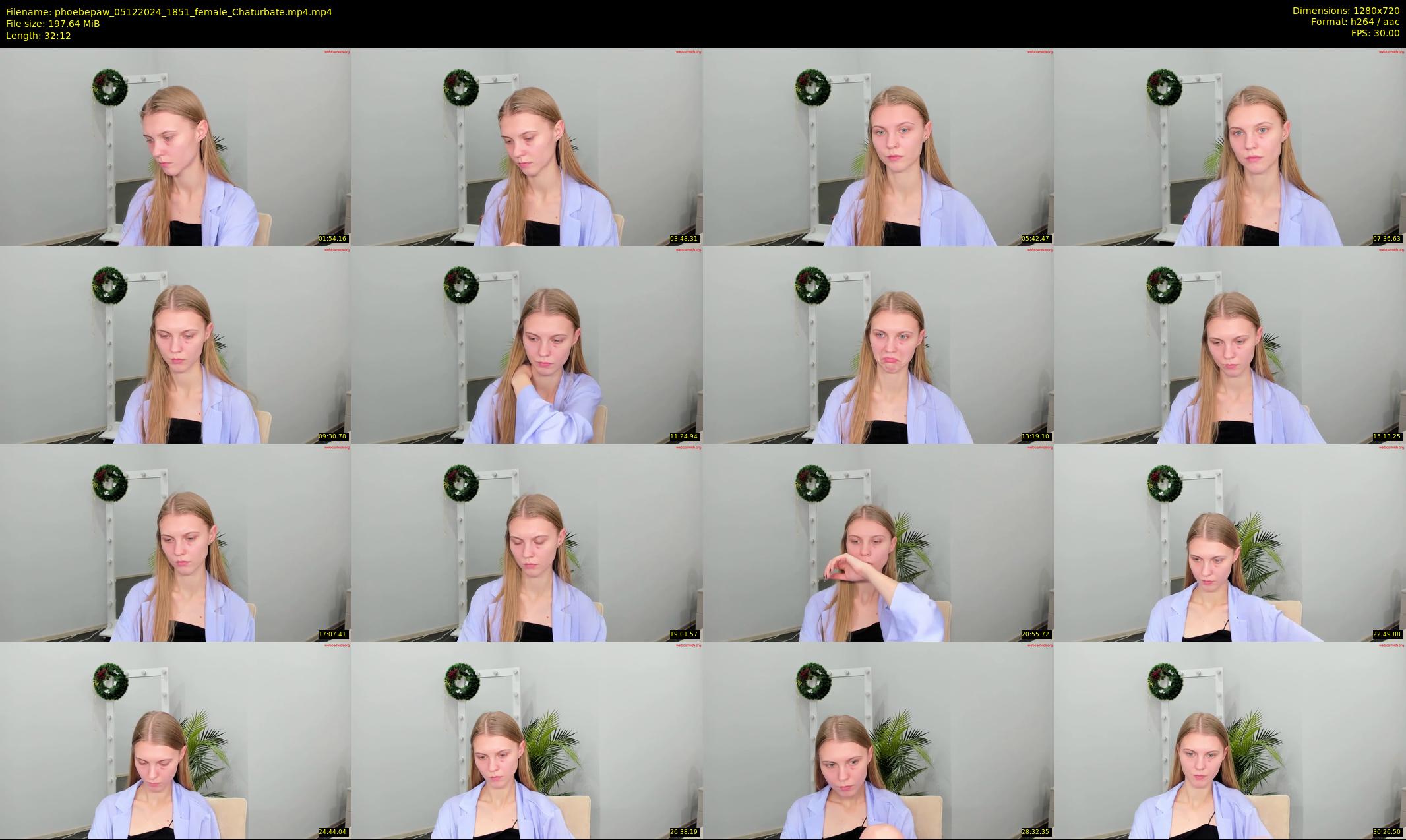 phoebepaw — 33 minute Chaturbate female cam show recording, 720p, Dec 5, 2024