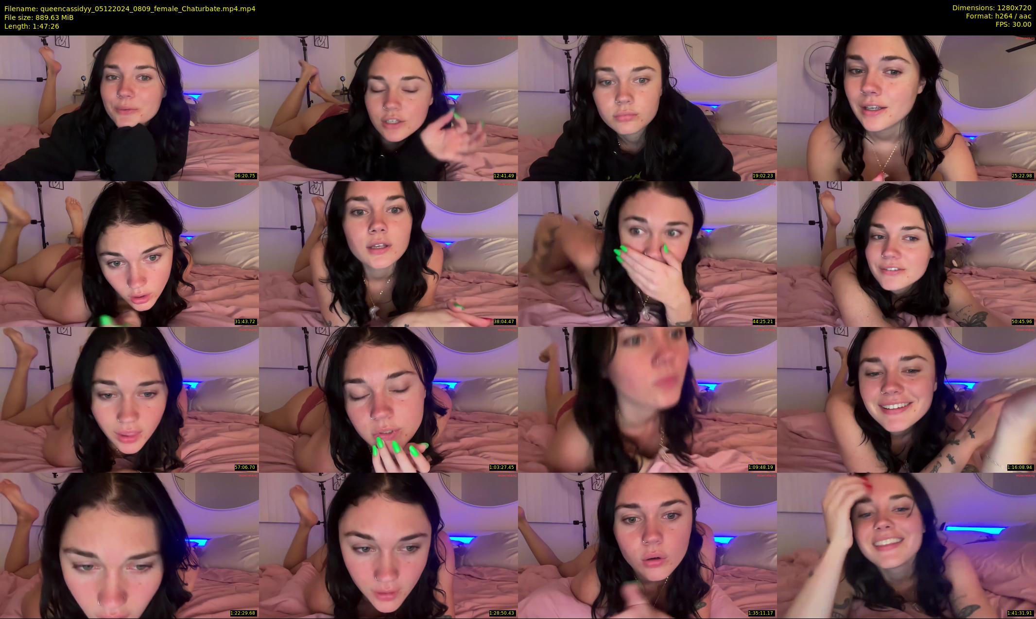 queencassidyy — 108 minute Chaturbate female cam show recording, 720p, Dec 5, 2024
