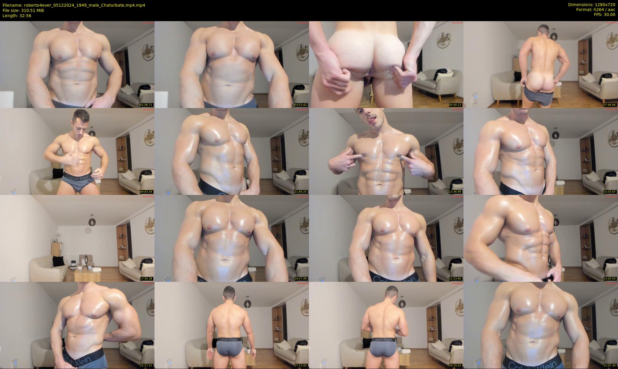 roberto4ever — 33 minute Chaturbate male cam show recording, 720p, Dec 5, 2024