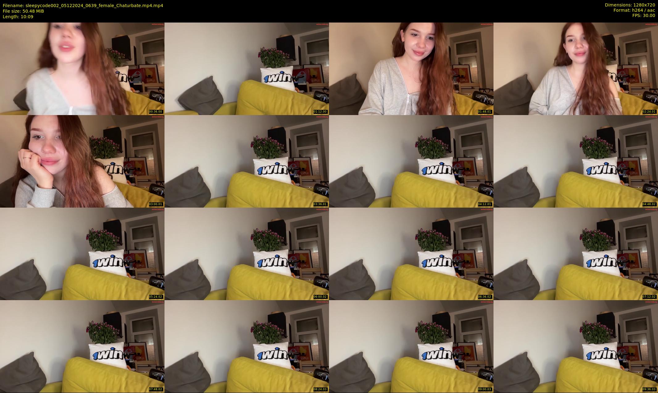 sleepycode002 — 11 minute Chaturbate female cam show recording, 720p, Dec 5, 2024