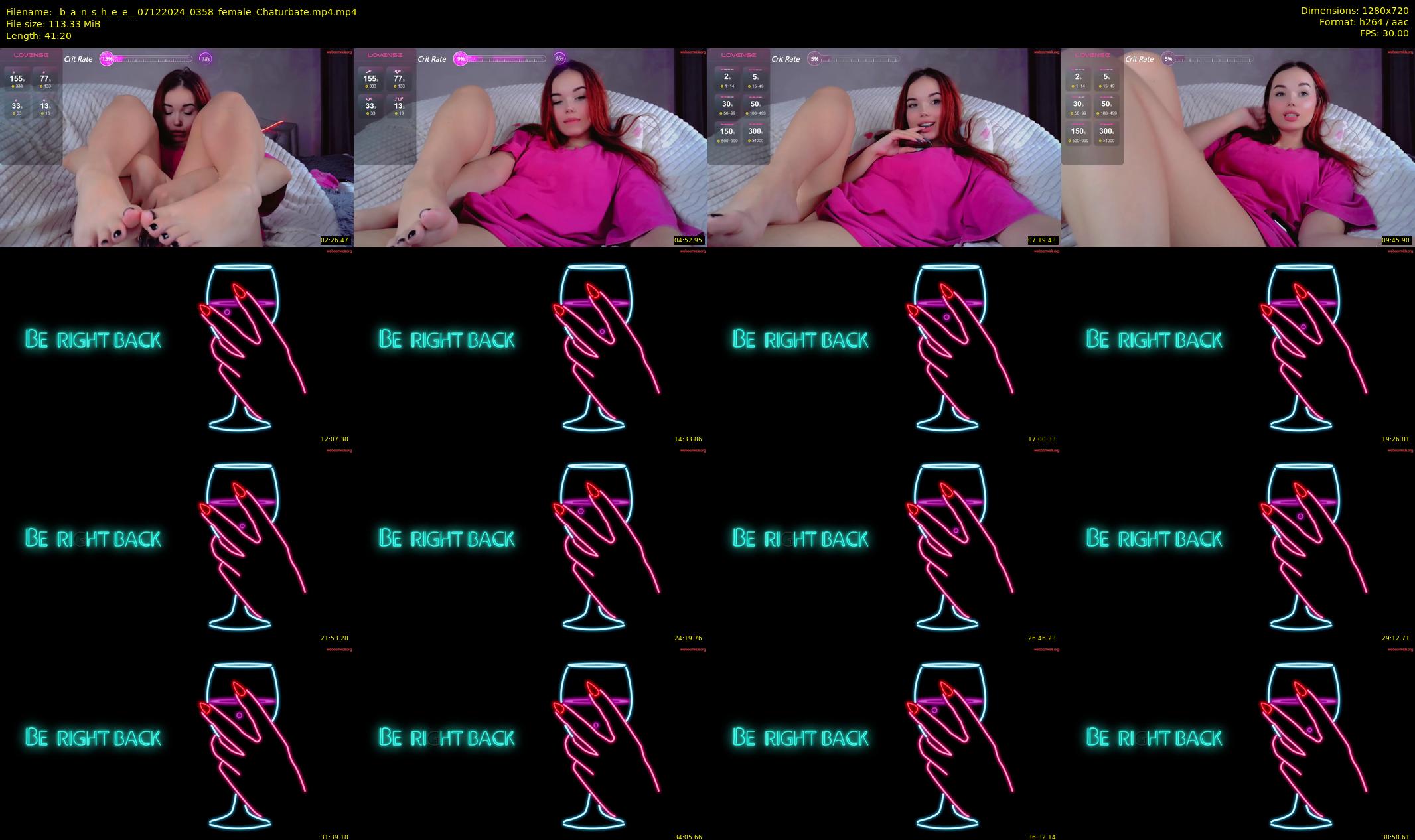 _b_a_n_s_h_e_e_ — 42 minute Chaturbate female cam show recording, 720p, Dec 7, 2024