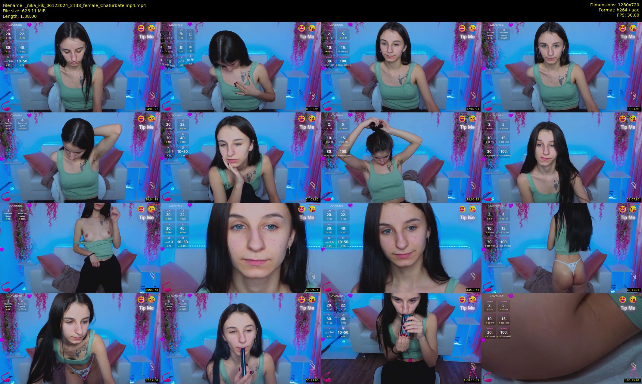 _nika_kik — 68 minute Chaturbate female cam show recording, 720p, Dec 6, 2024