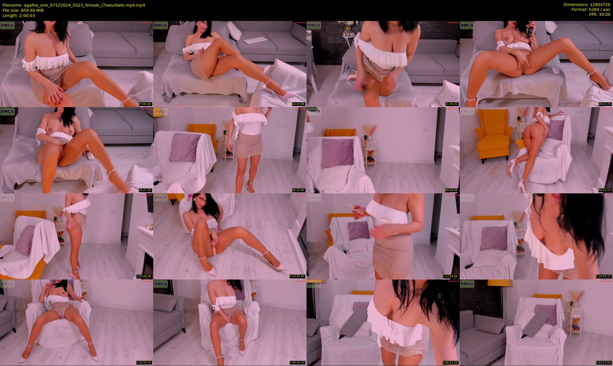 agatha_one — 121 minute Chaturbate female cam show recording, 720p, Dec 7, 2024