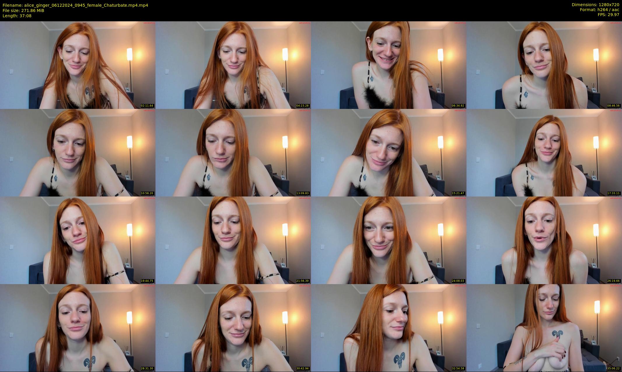 alice_ginger — 38 minute Chaturbate female cam show recording, 720p, Dec 6, 2024