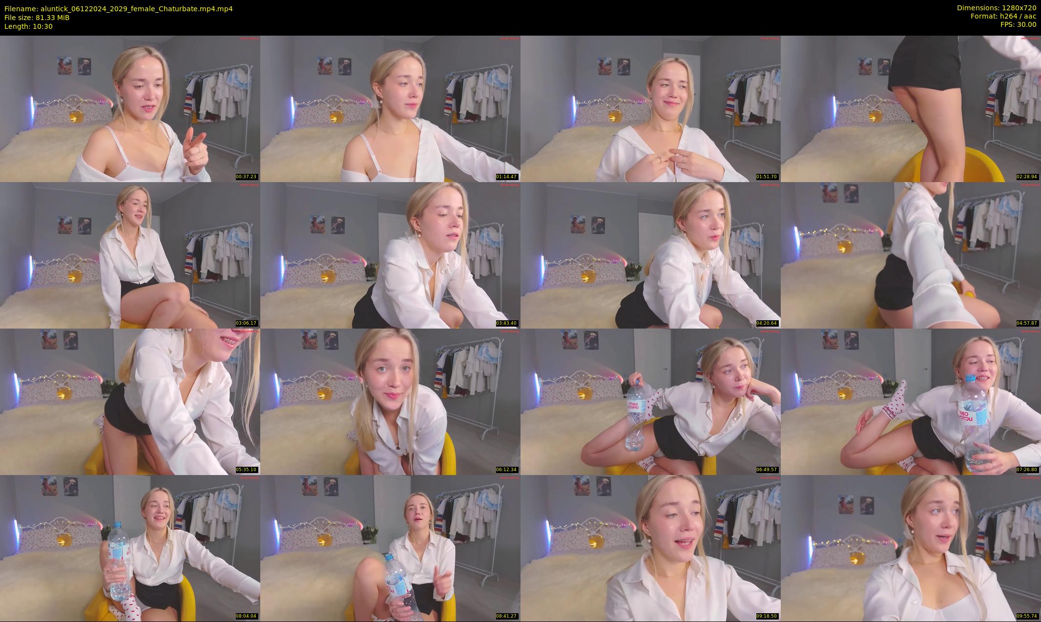 aluntick — 11 minute Chaturbate female cam show recording, 720p, Dec 6, 2024