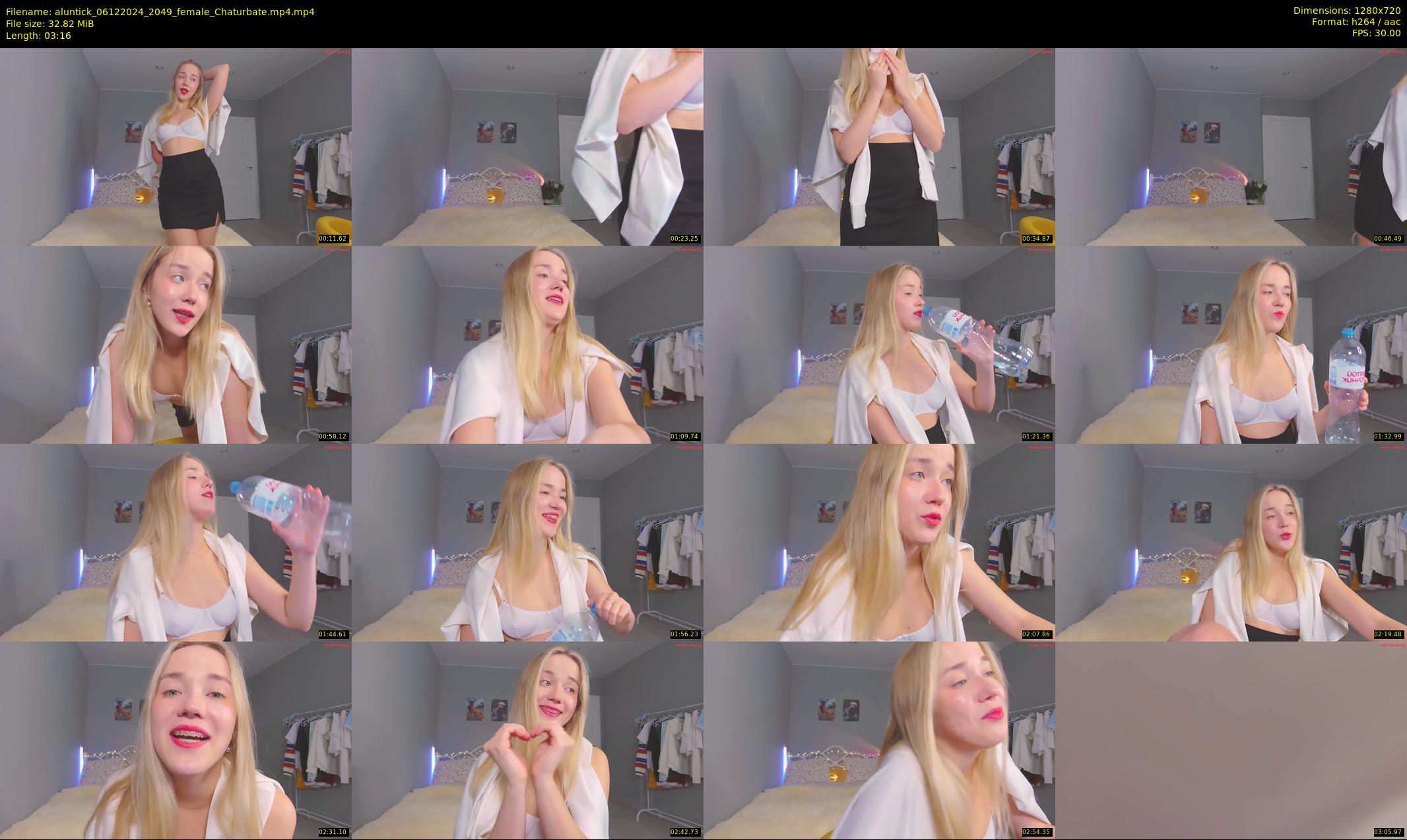 aluntick — 4 minute Chaturbate female cam show recording, 720p, Dec 6, 2024