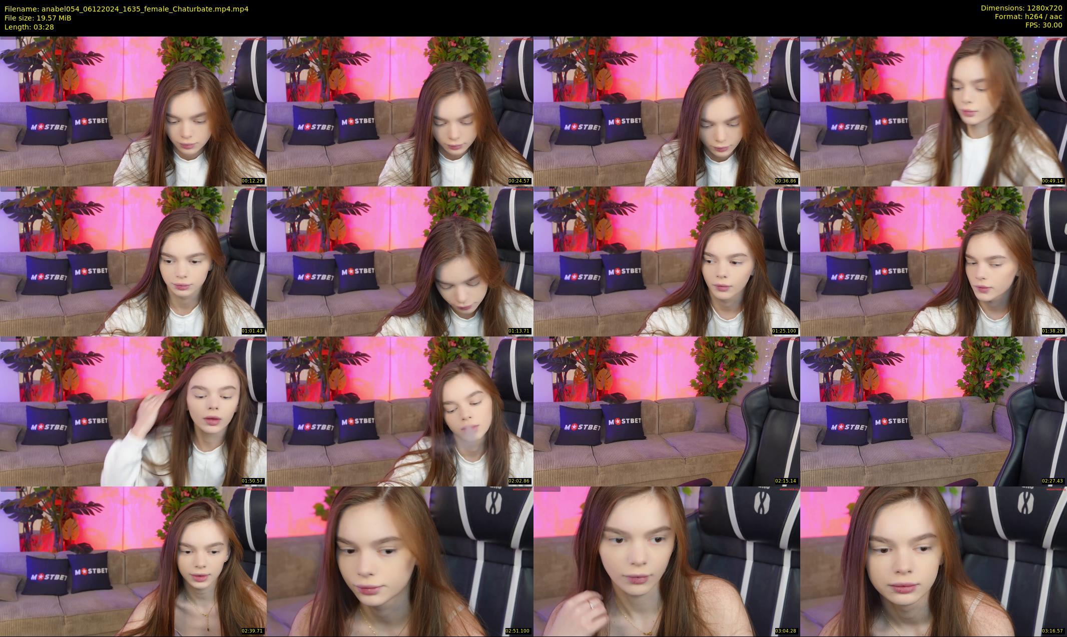 anabel054 — 4 minute Chaturbate female cam show recording, 720p, Dec 6, 2024