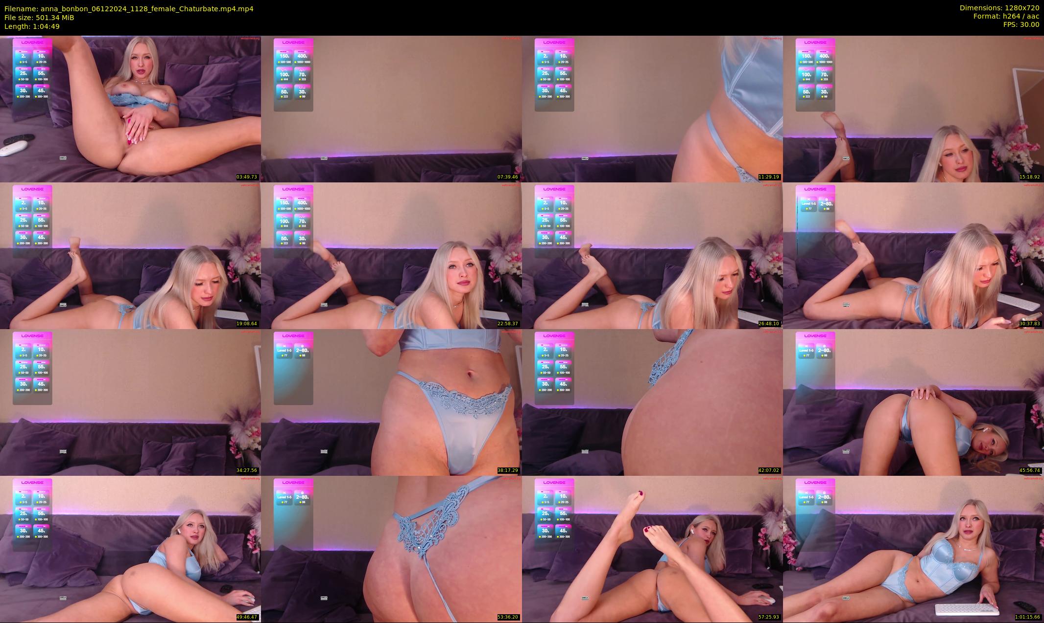anna_bonbon — 65 minute Chaturbate female cam show recording, 720p, Dec 6, 2024