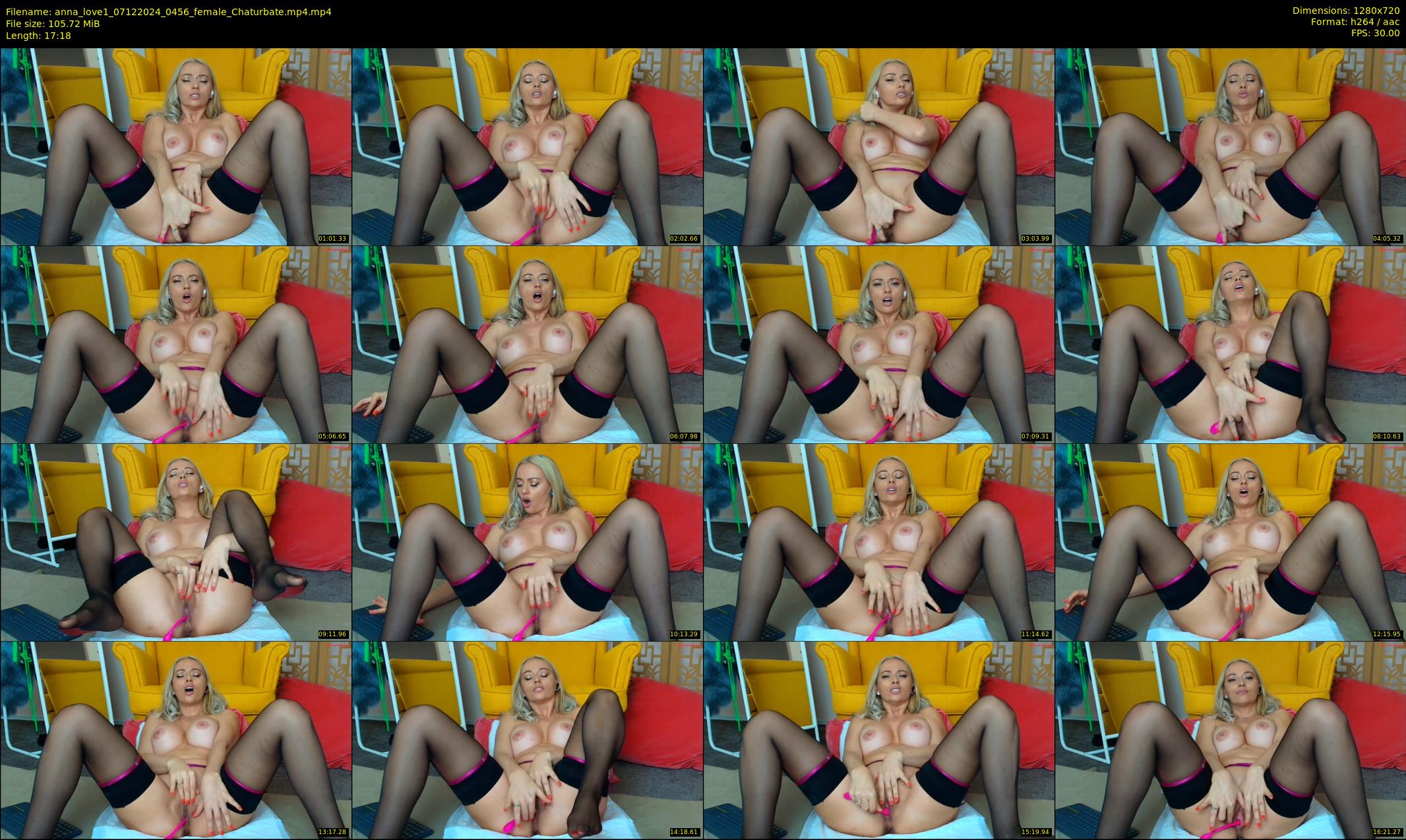 anna_love1 — 18 minute Chaturbate female cam show recording, 720p, Dec 7, 2024