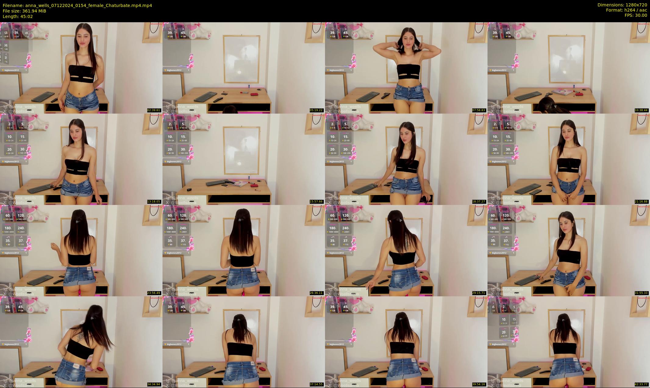 anna_wells — 46 minute Chaturbate female cam show recording, 720p, Dec 7, 2024