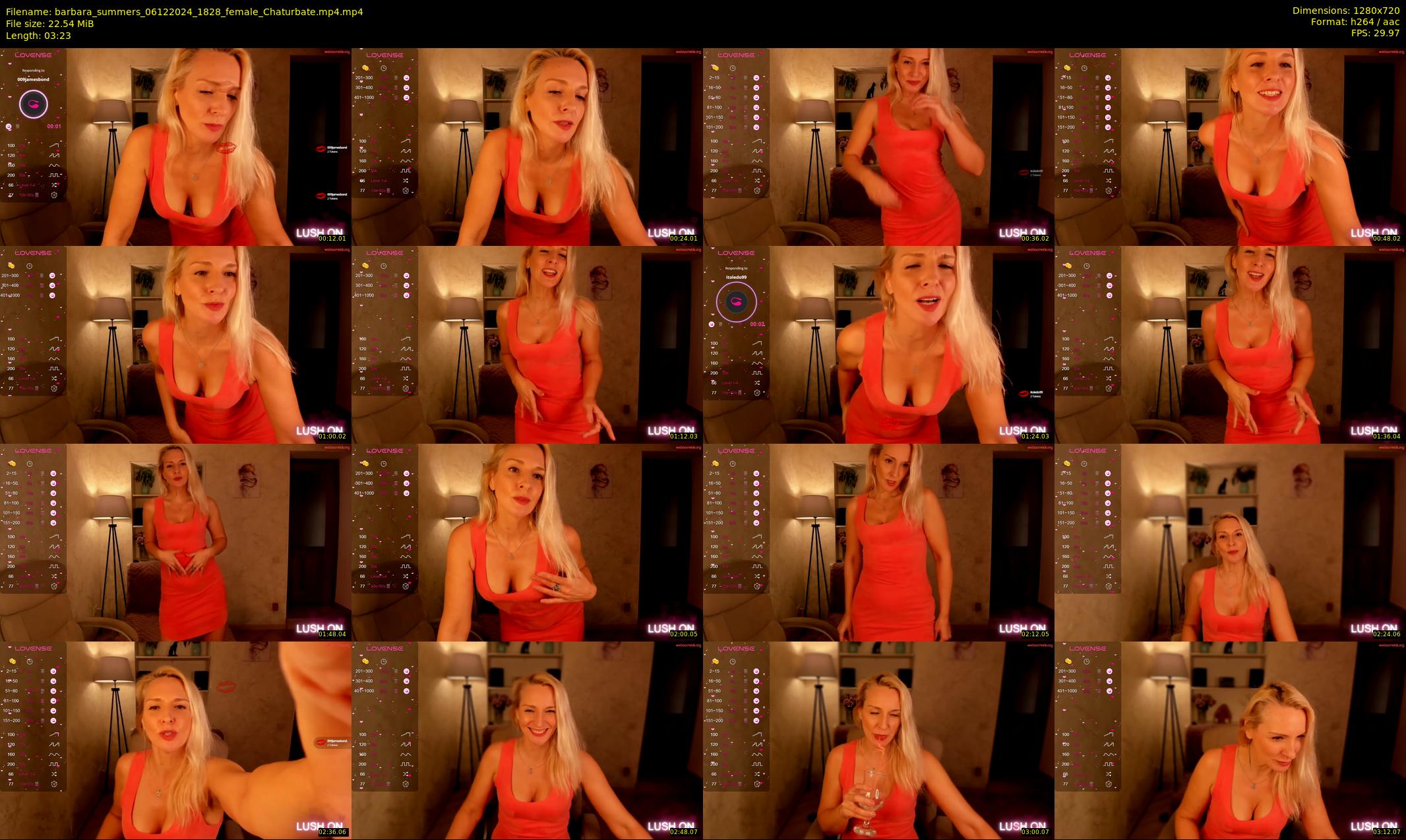 barbara_summers — 4 minute Chaturbate female cam show recording, 720p, Dec 6, 2024