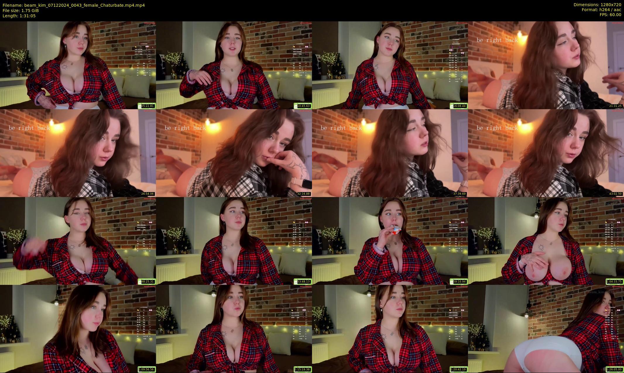 beam_kim — 92 minute Chaturbate female cam show recording, 720p, Dec 7, 2024