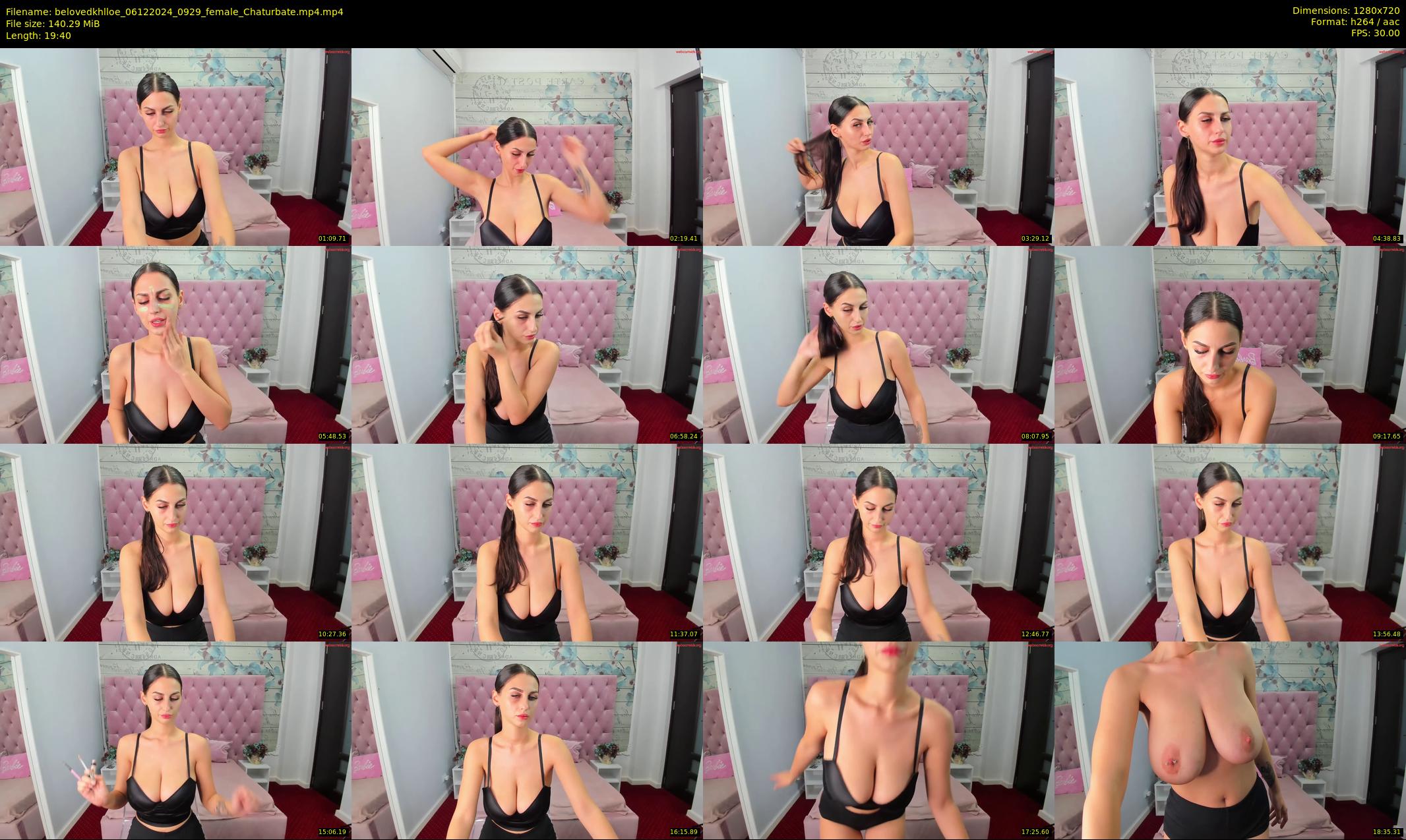 belovedkhlloe — 20 minute Chaturbate female cam show recording, 720p, Dec 6, 2024