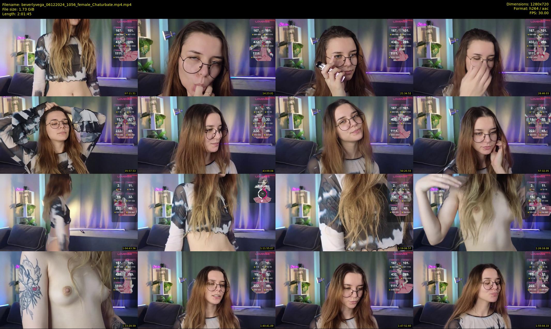 beverlyvega — 122 minute Chaturbate couple cam show recording, 720p, Dec 6, 2024