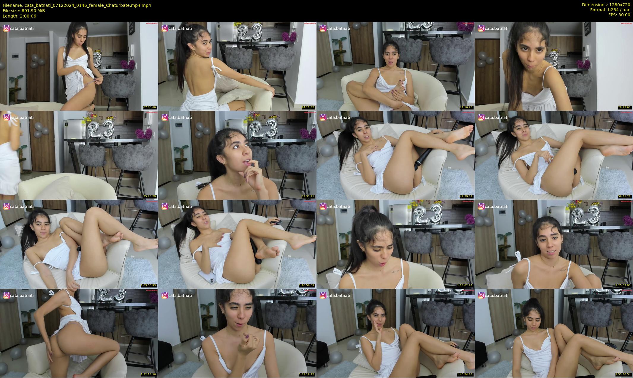 cata_batnati — 121 minute Chaturbate female cam show recording, 720p, Dec 7, 2024