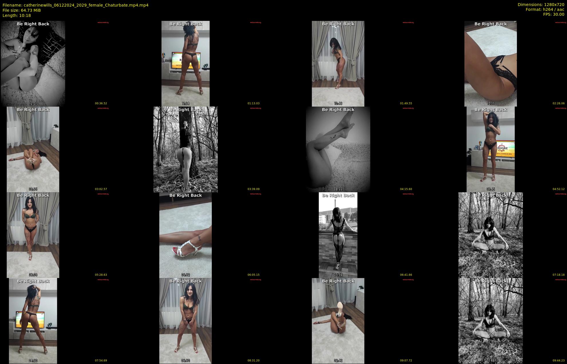 catherinewills — 11 minute Chaturbate female cam show recording, 720p, Dec 6, 2024