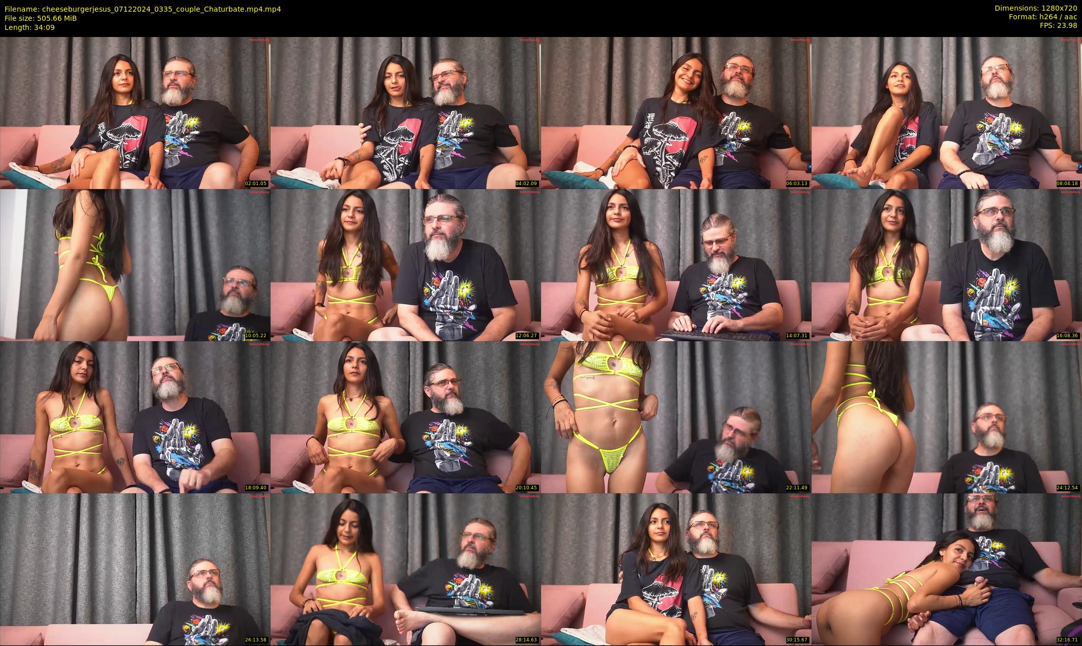 cheeseburgerjesus — 35 minute Chaturbate couple cam show recording, 720p, Dec 7, 2024