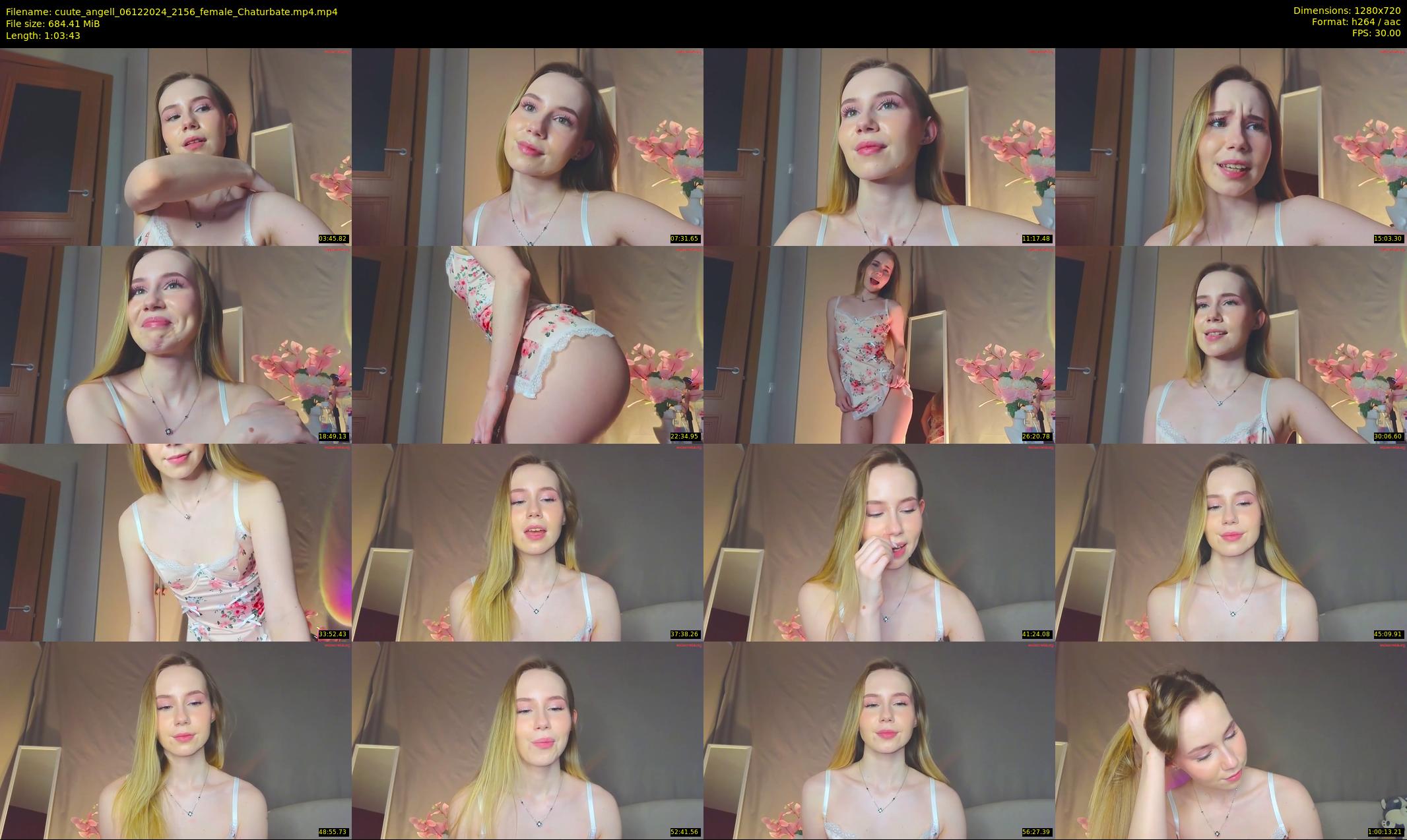 cuute_angell — 64 minute Chaturbate female cam show recording, 720p, Dec 6, 2024