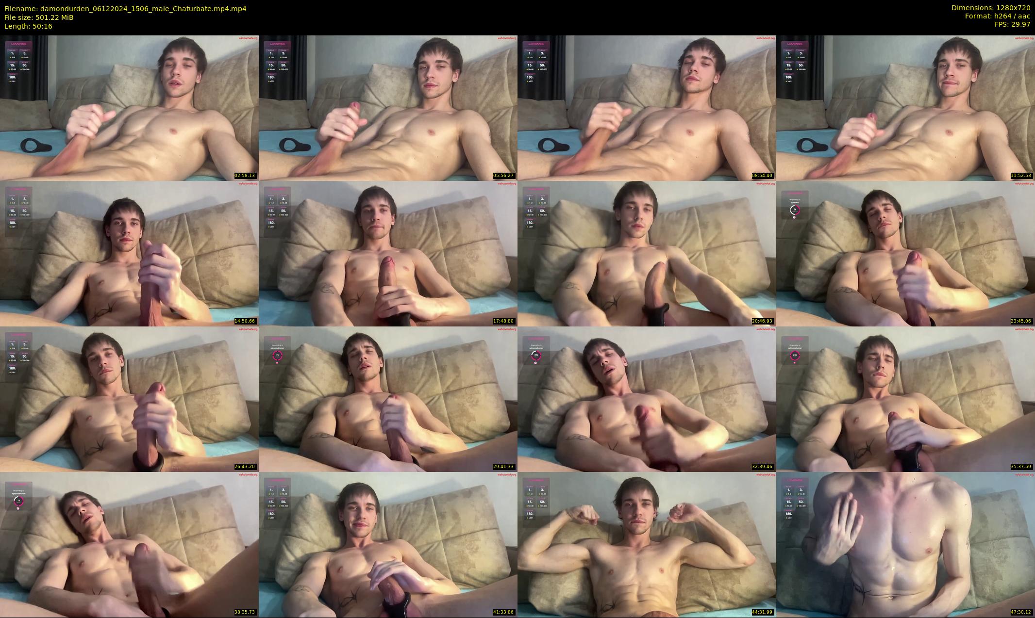 damondurden — 51 minute Chaturbate male cam show recording, 720p, Dec 6, 2024