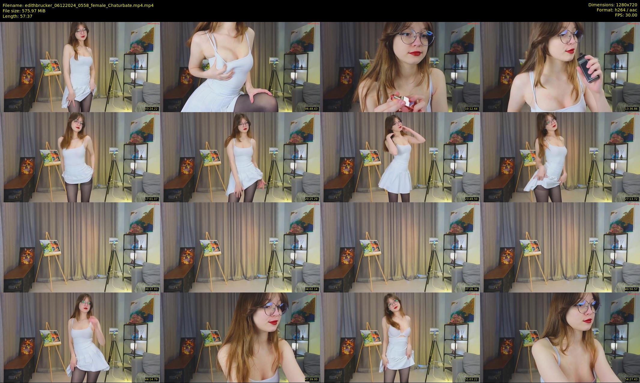 edithbrucker — 58 minute Chaturbate female cam show recording, 720p, Dec 6, 2024