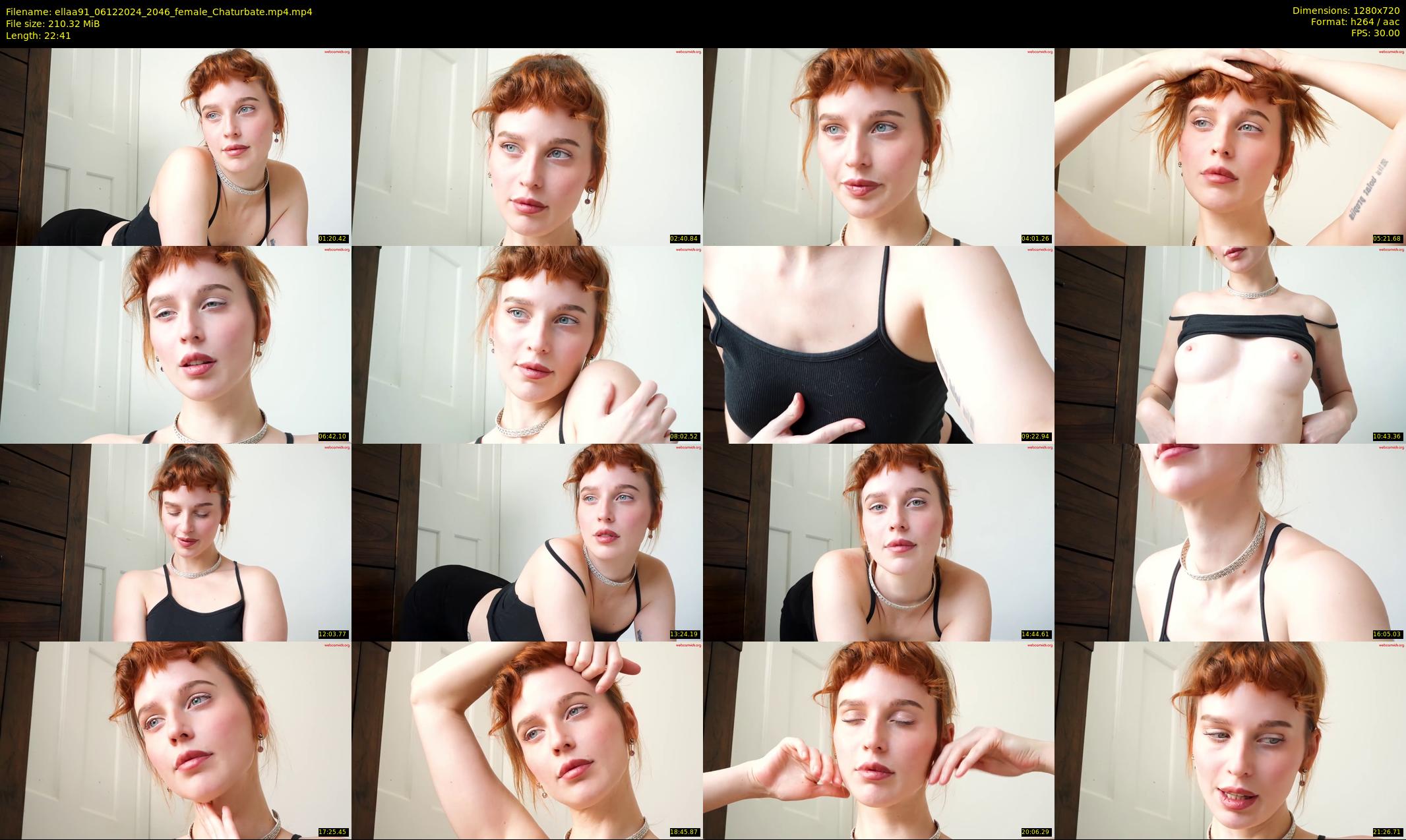 ellaa91 — 23 minute Chaturbate female cam show recording, 720p, Dec 6, 2024