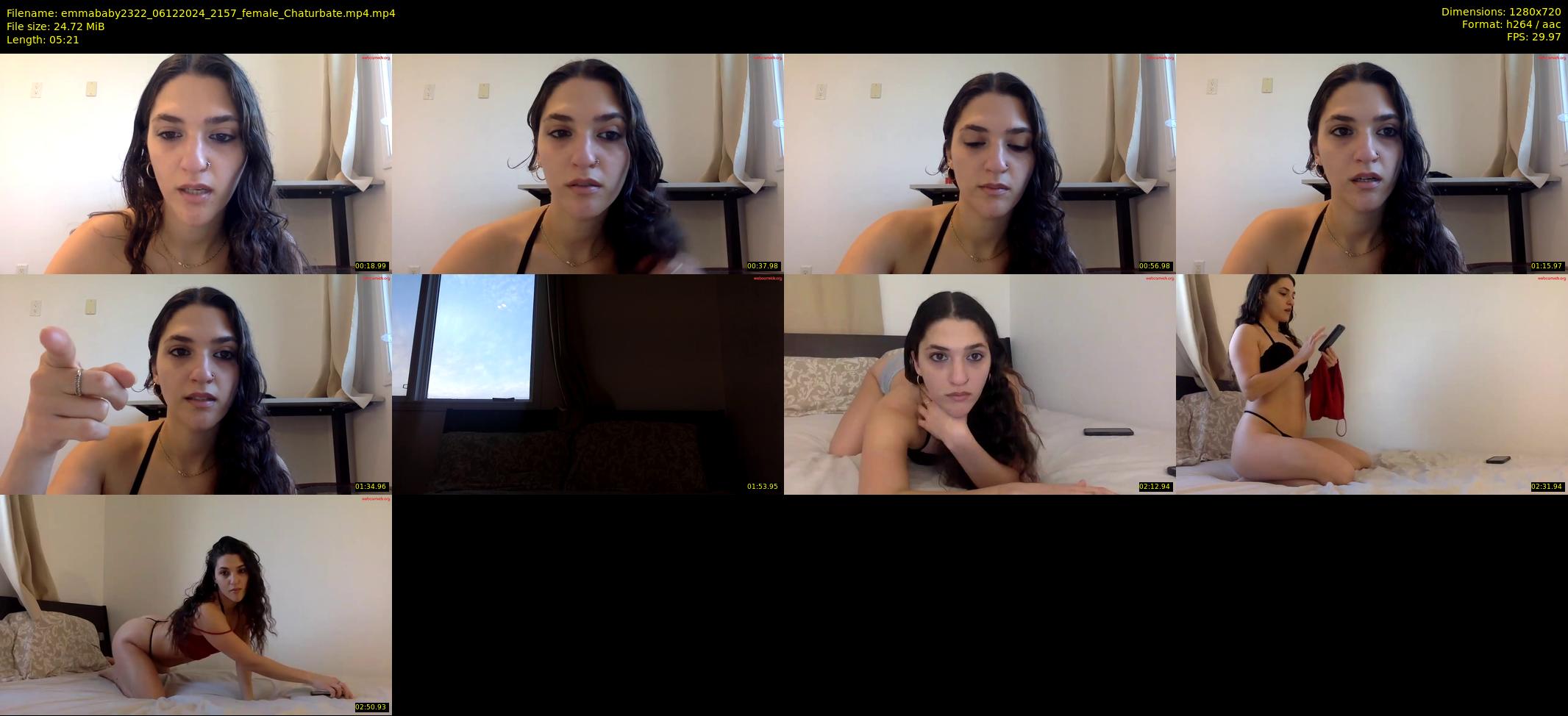 emmababy2322 — 6 minute Chaturbate female cam show recording, 720p, Dec 6, 2024