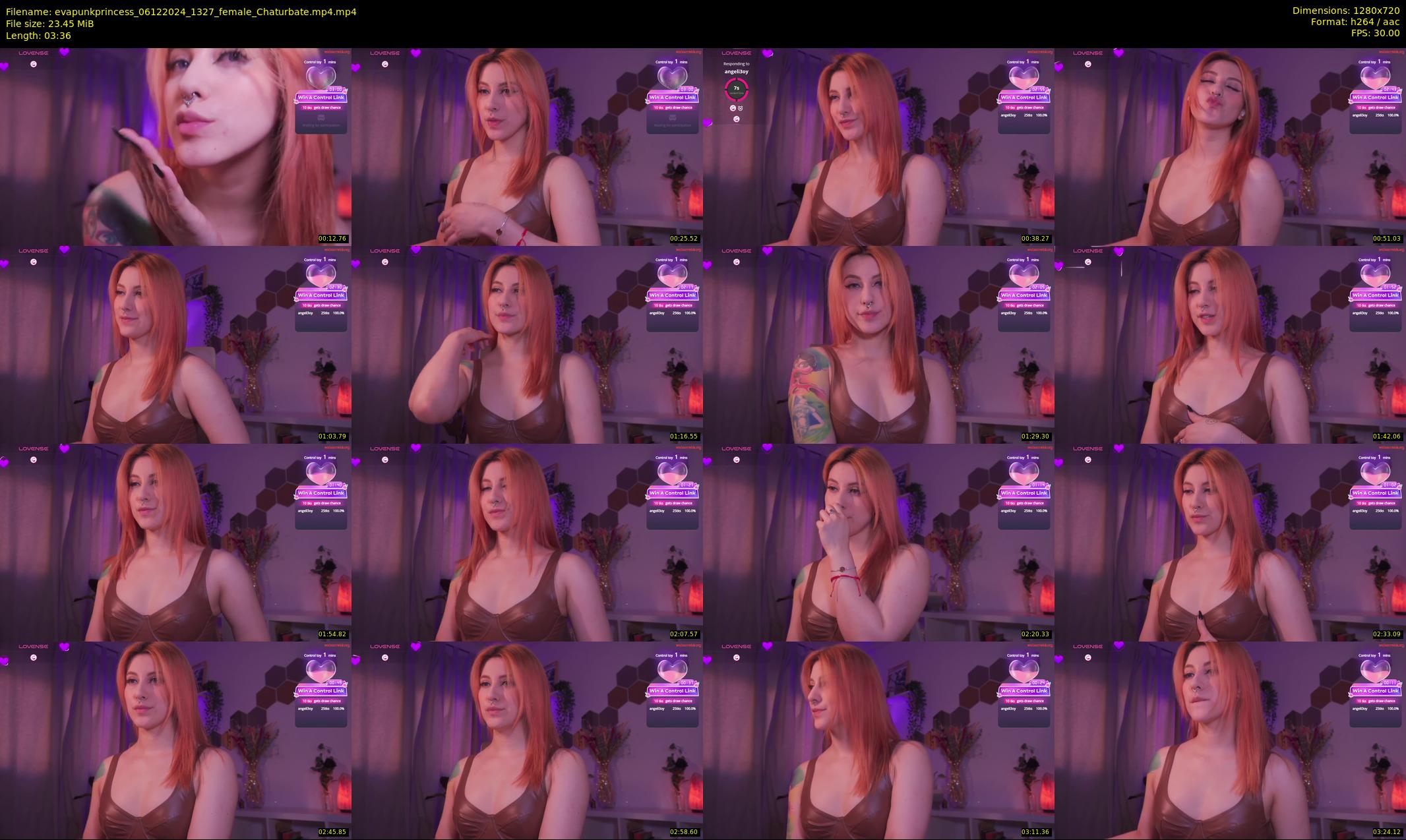 evapunkprincess — 4 minute Chaturbate female cam show recording, 720p, Dec 6, 2024