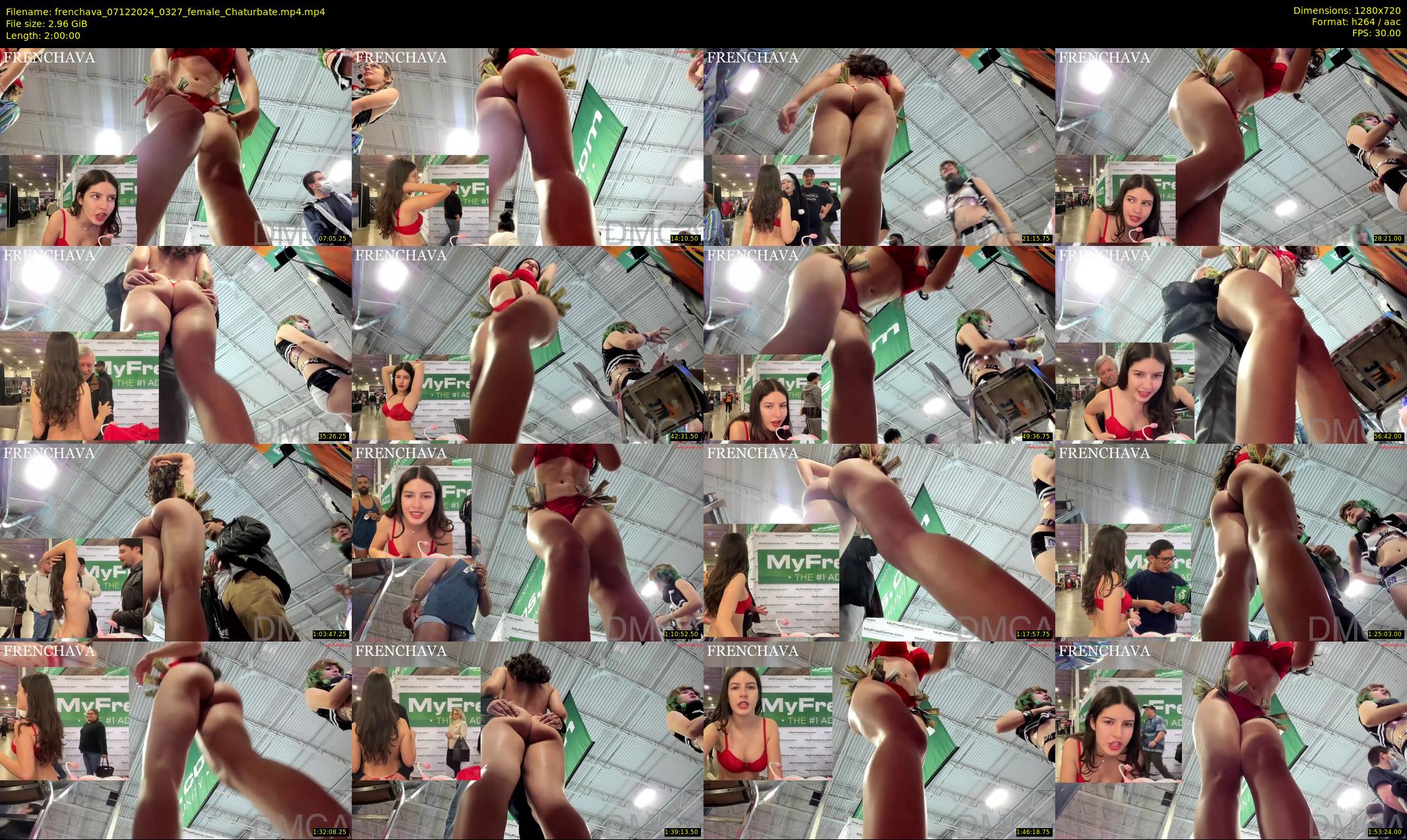 frenchava — 120 minute Chaturbate female cam show recording, 720p, Dec 7, 2024