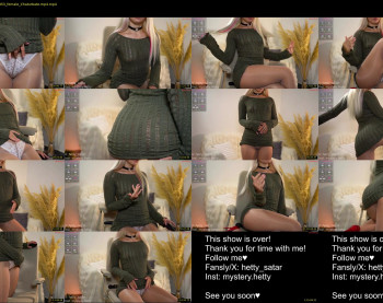 hetty_satar — 97 minute Chaturbate female cam show recording, 720p, Dec 6, 2024