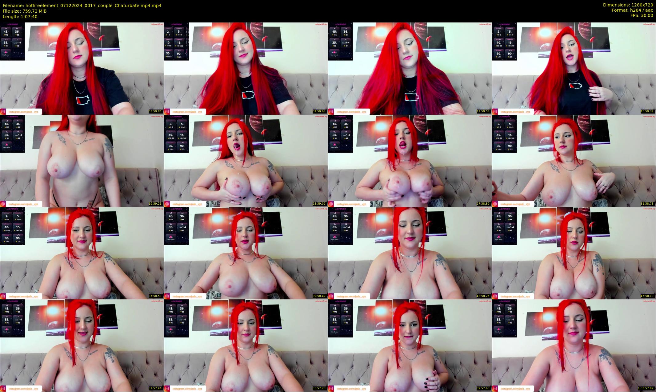 hotfireelement — 68 minute Chaturbate couple cam show recording, 720p, Dec 7, 2024