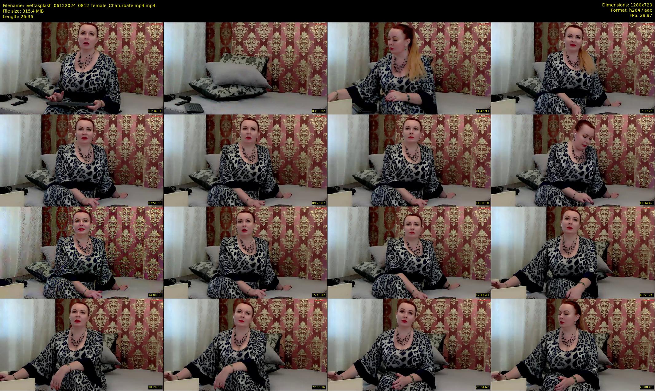 ivettasplash — 27 minute Chaturbate female cam show recording, 720p, Dec 6, 2024