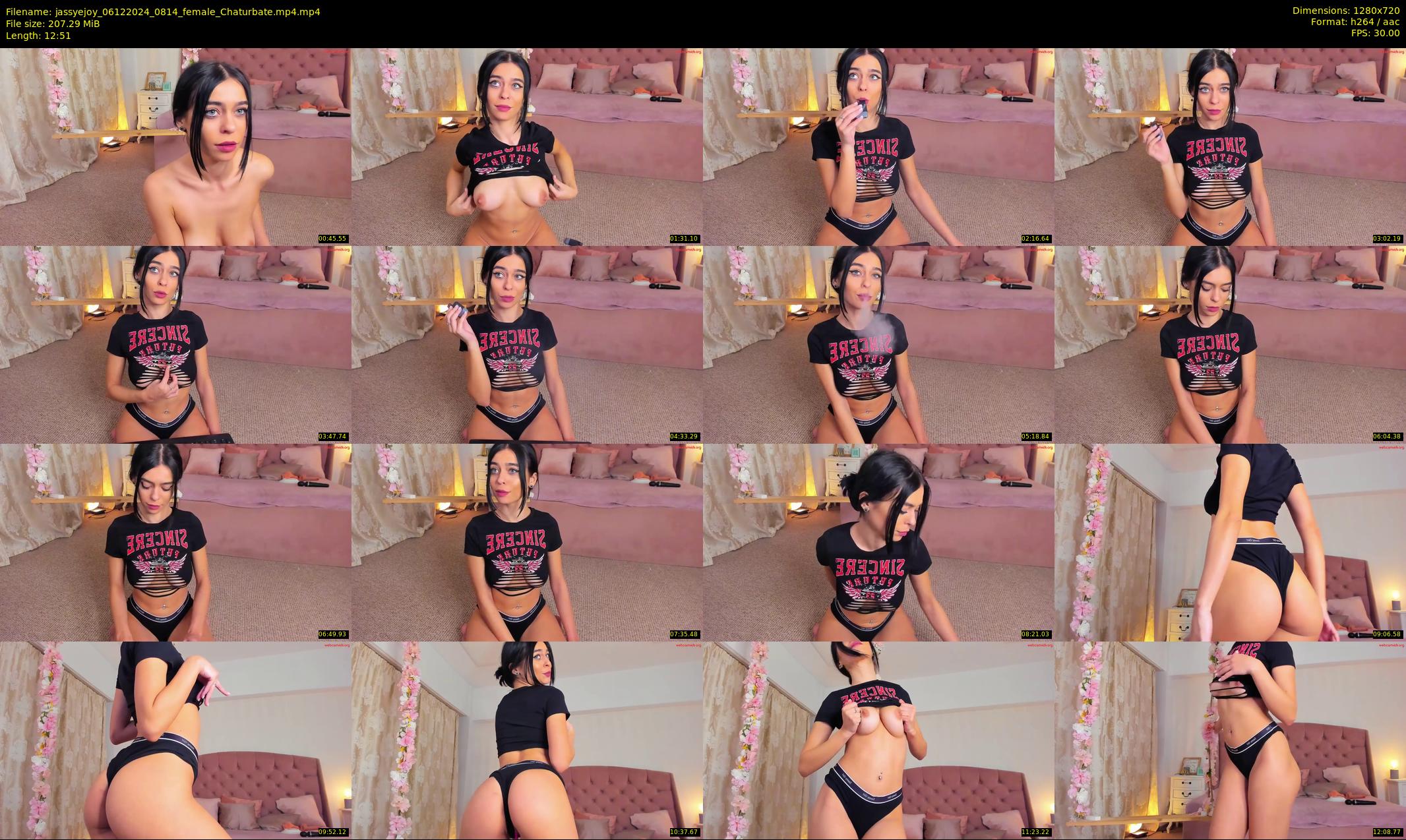 jassyejoy — 13 minute Chaturbate female cam show recording, 720p, Dec 6, 2024